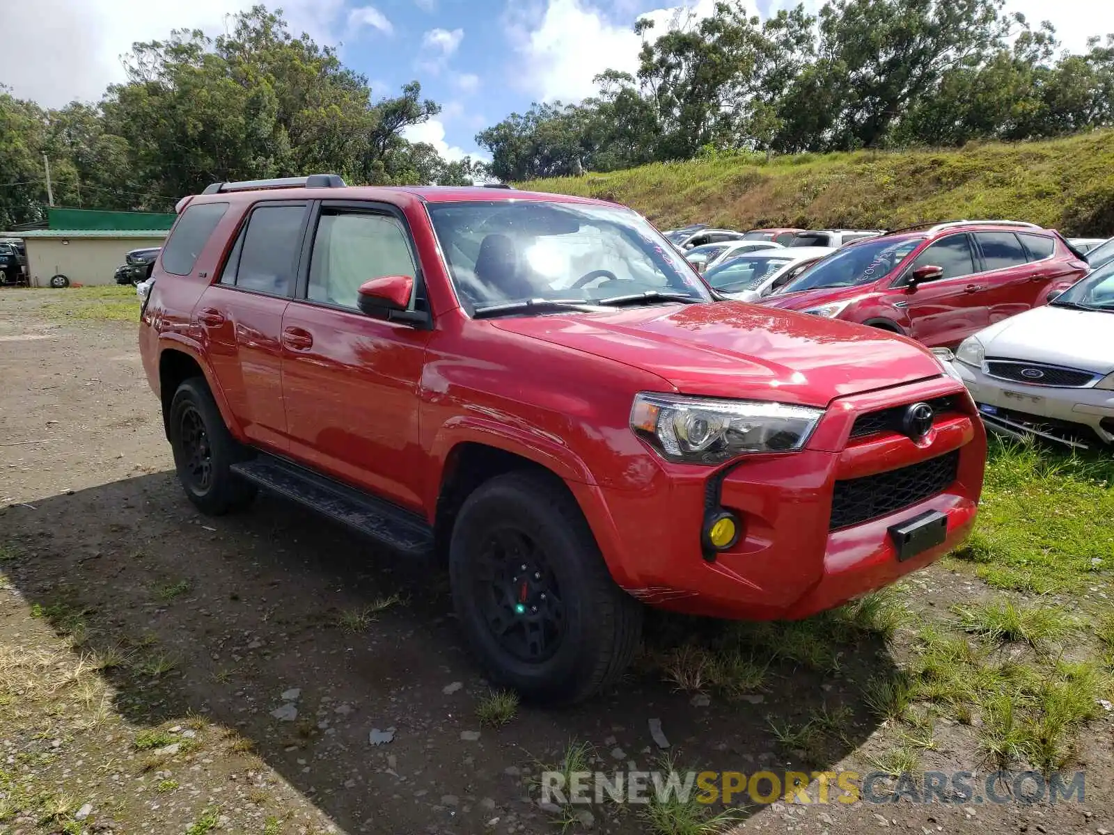 1 Photograph of a damaged car JTEBU5JR3K5671669 TOYOTA 4RUNNER 2019