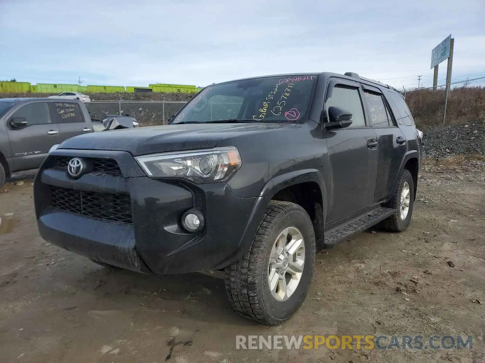 2 Photograph of a damaged car JTEBU5JR3K5672871 TOYOTA 4RUNNER 2019