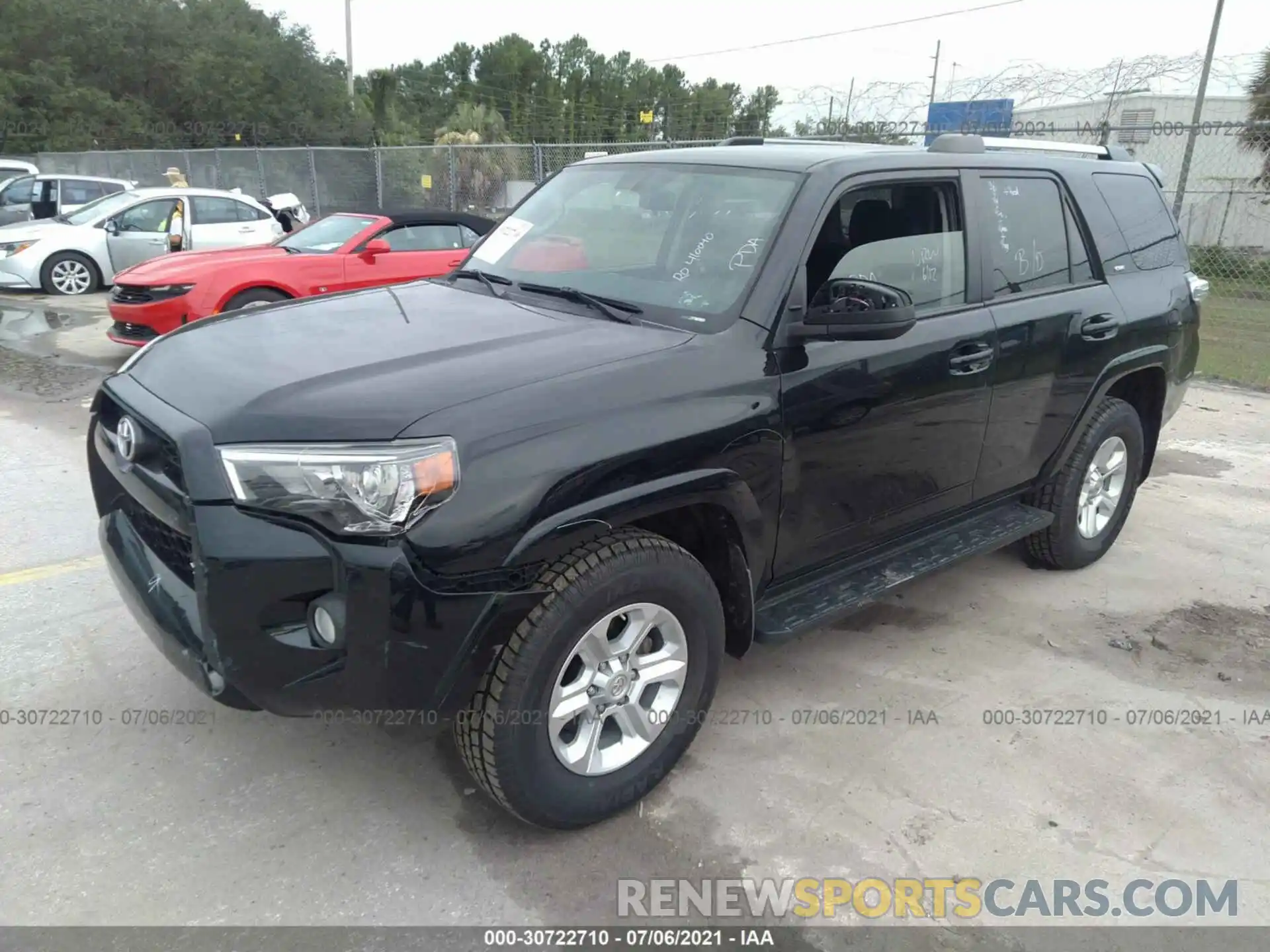 2 Photograph of a damaged car JTEBU5JR3K5673650 TOYOTA 4RUNNER 2019