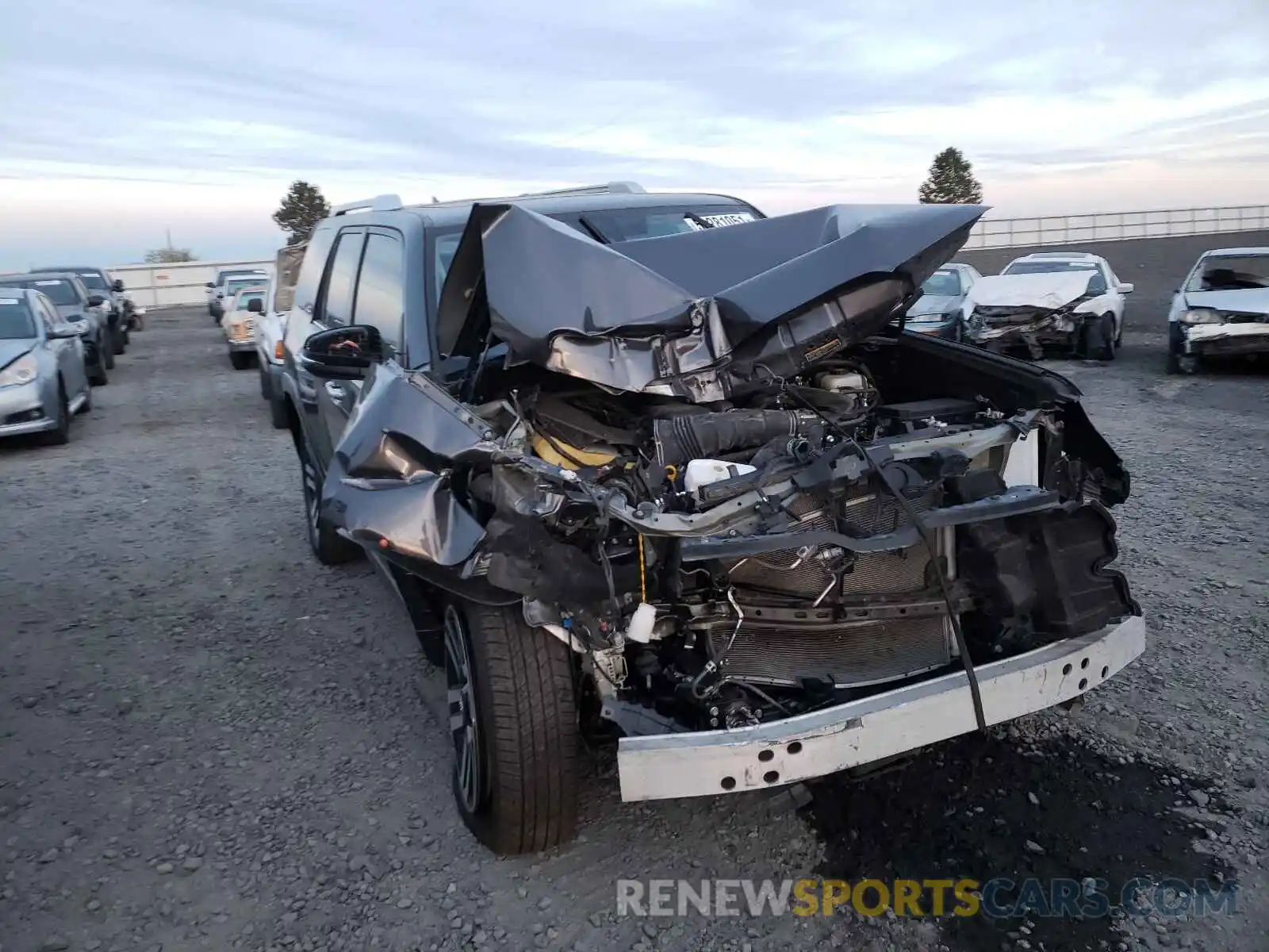 1 Photograph of a damaged car JTEBU5JR3K5674071 TOYOTA 4RUNNER 2019