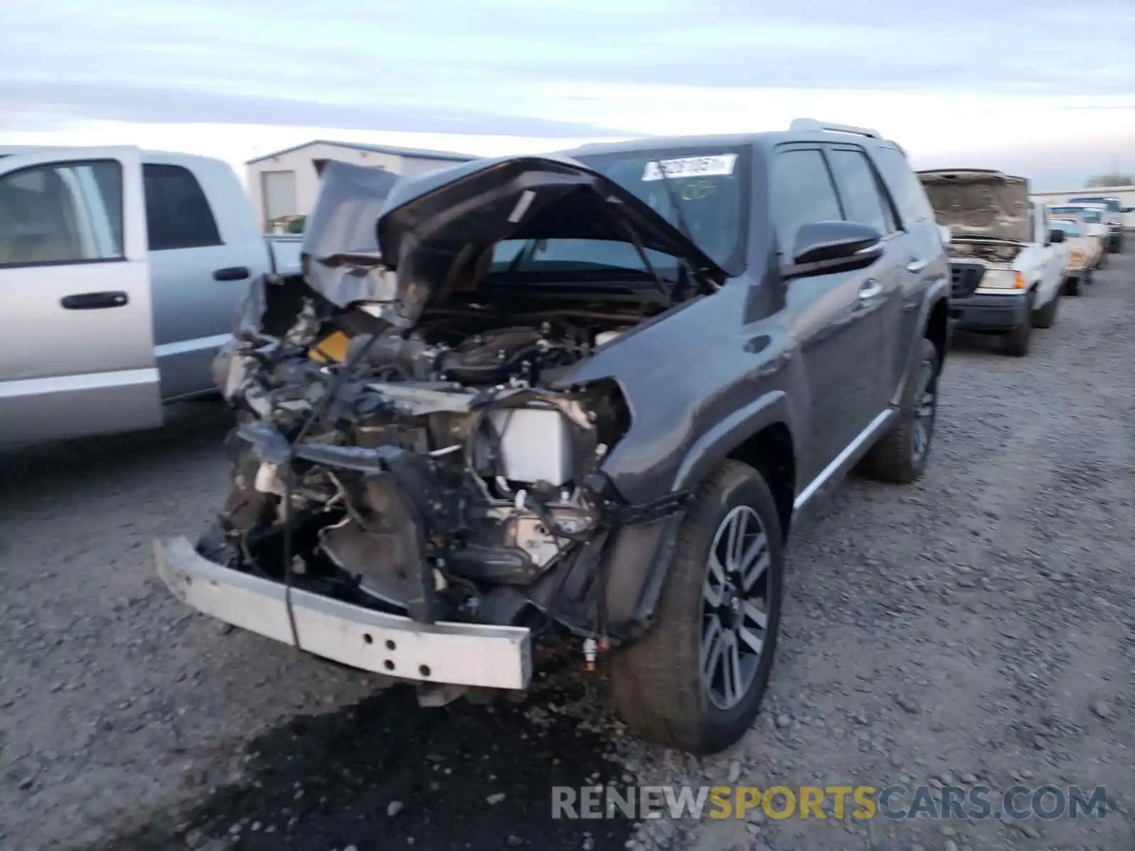 2 Photograph of a damaged car JTEBU5JR3K5674071 TOYOTA 4RUNNER 2019