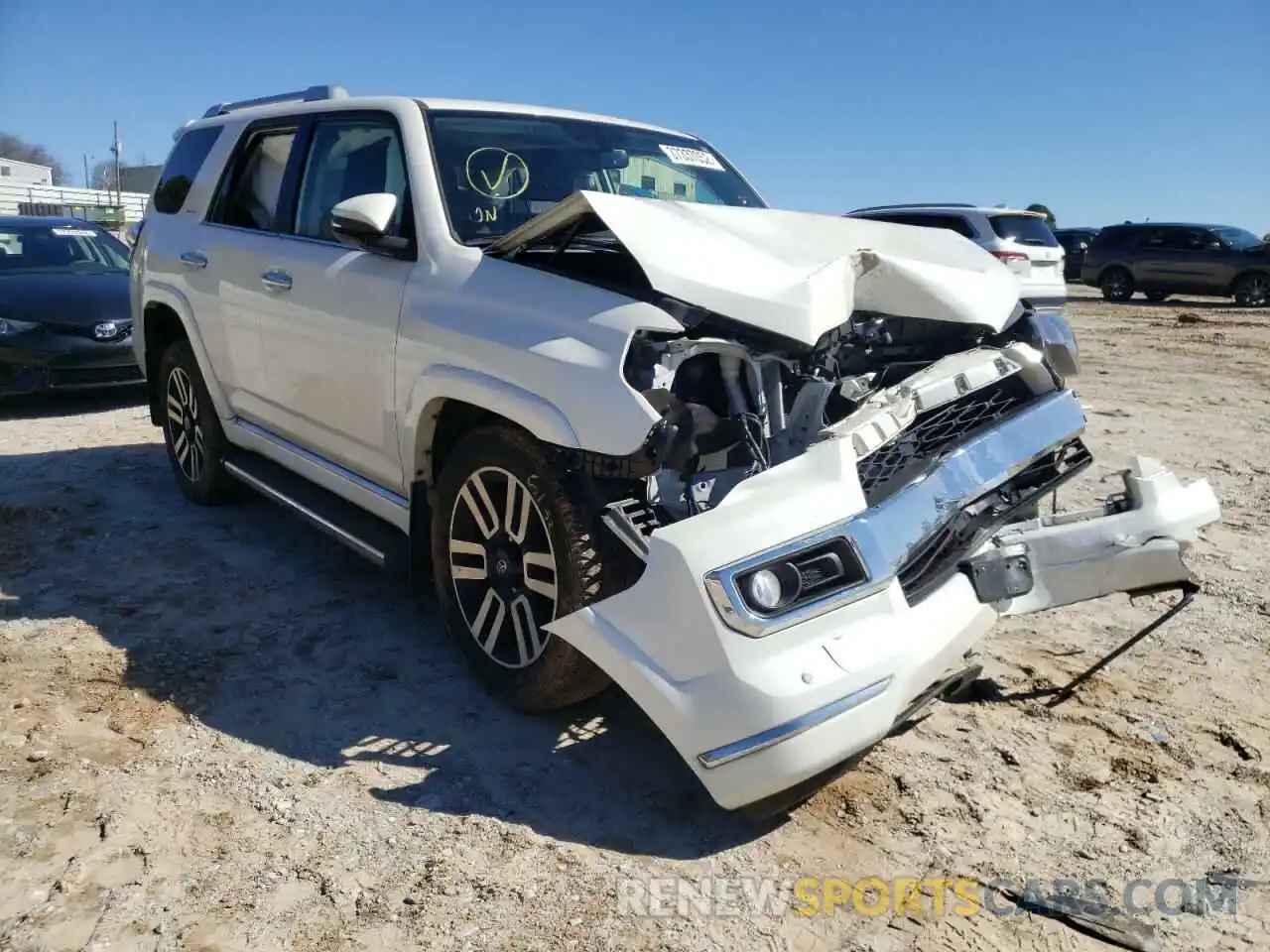 1 Photograph of a damaged car JTEBU5JR3K5674247 TOYOTA 4RUNNER 2019