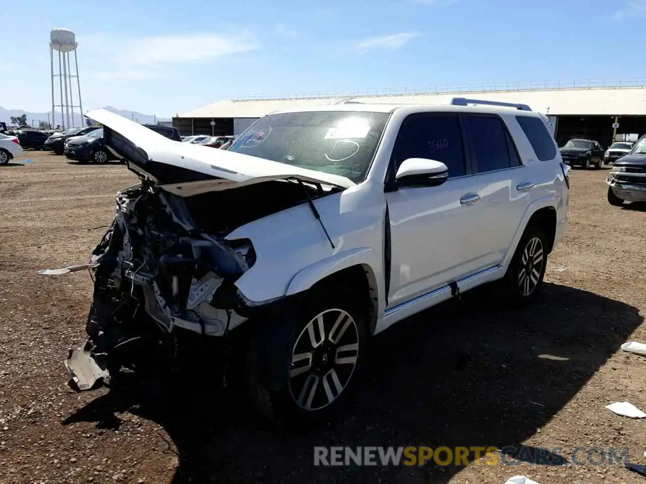 2 Photograph of a damaged car JTEBU5JR3K5674331 TOYOTA 4RUNNER 2019