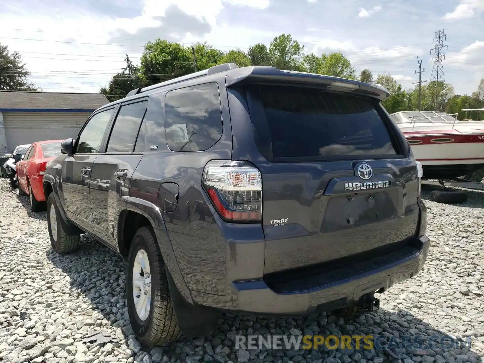 3 Фотография поврежденного автомобиля JTEBU5JR3K5674961 TOYOTA 4RUNNER 2019