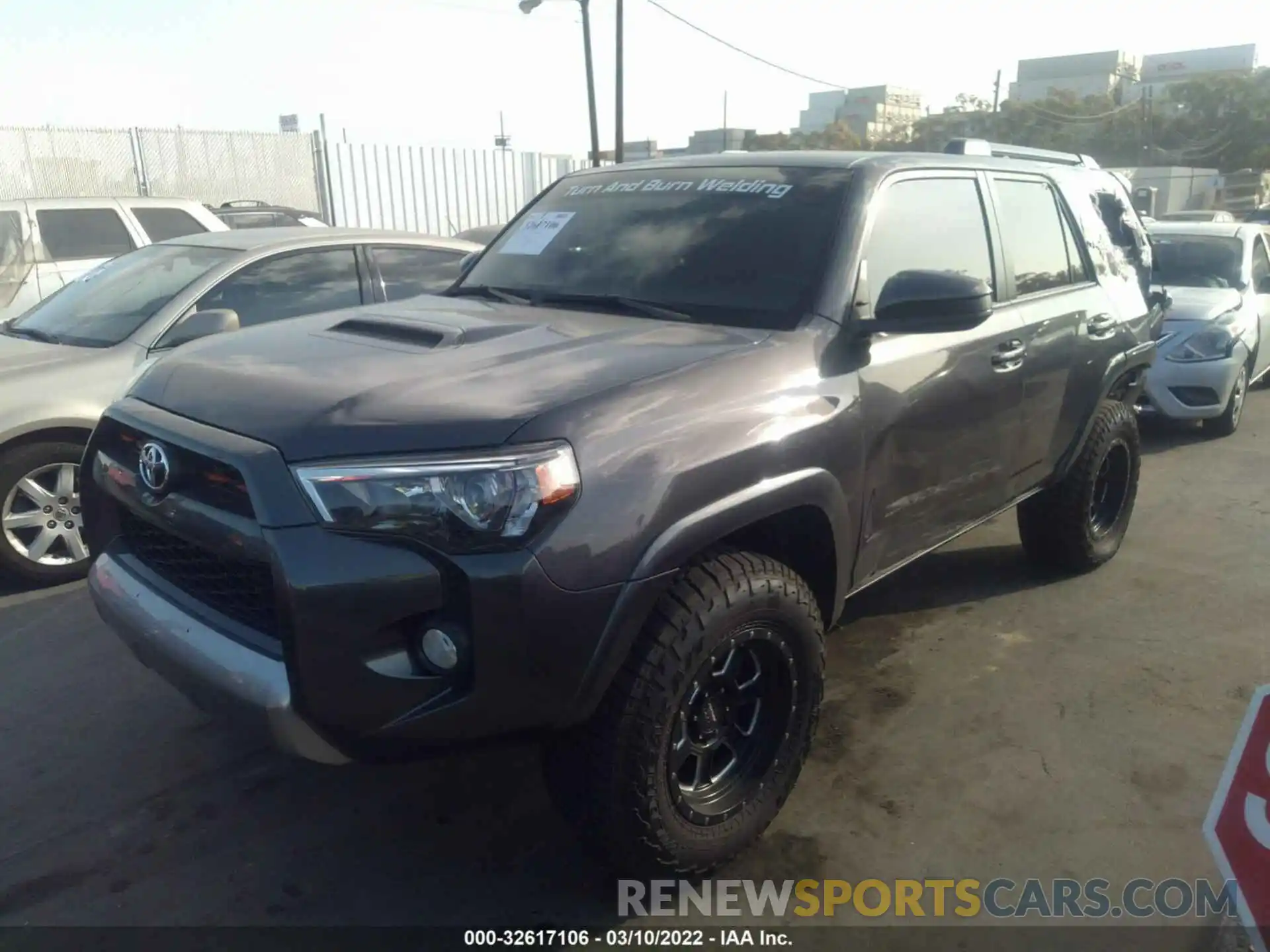 2 Photograph of a damaged car JTEBU5JR3K5676807 TOYOTA 4RUNNER 2019