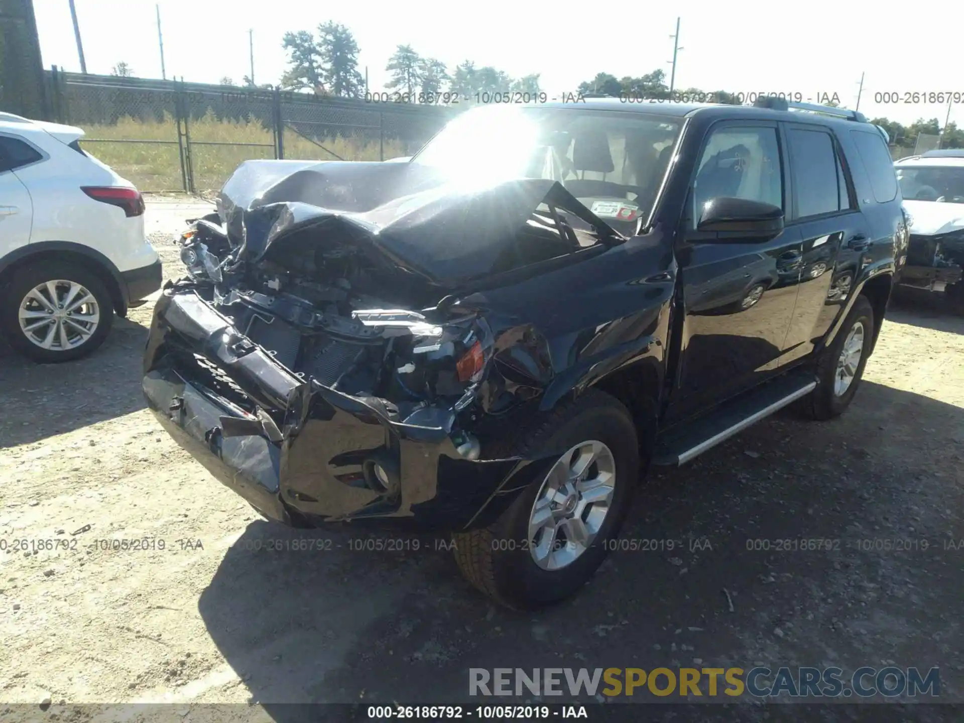 2 Photograph of a damaged car JTEBU5JR3K5677178 TOYOTA 4RUNNER 2019