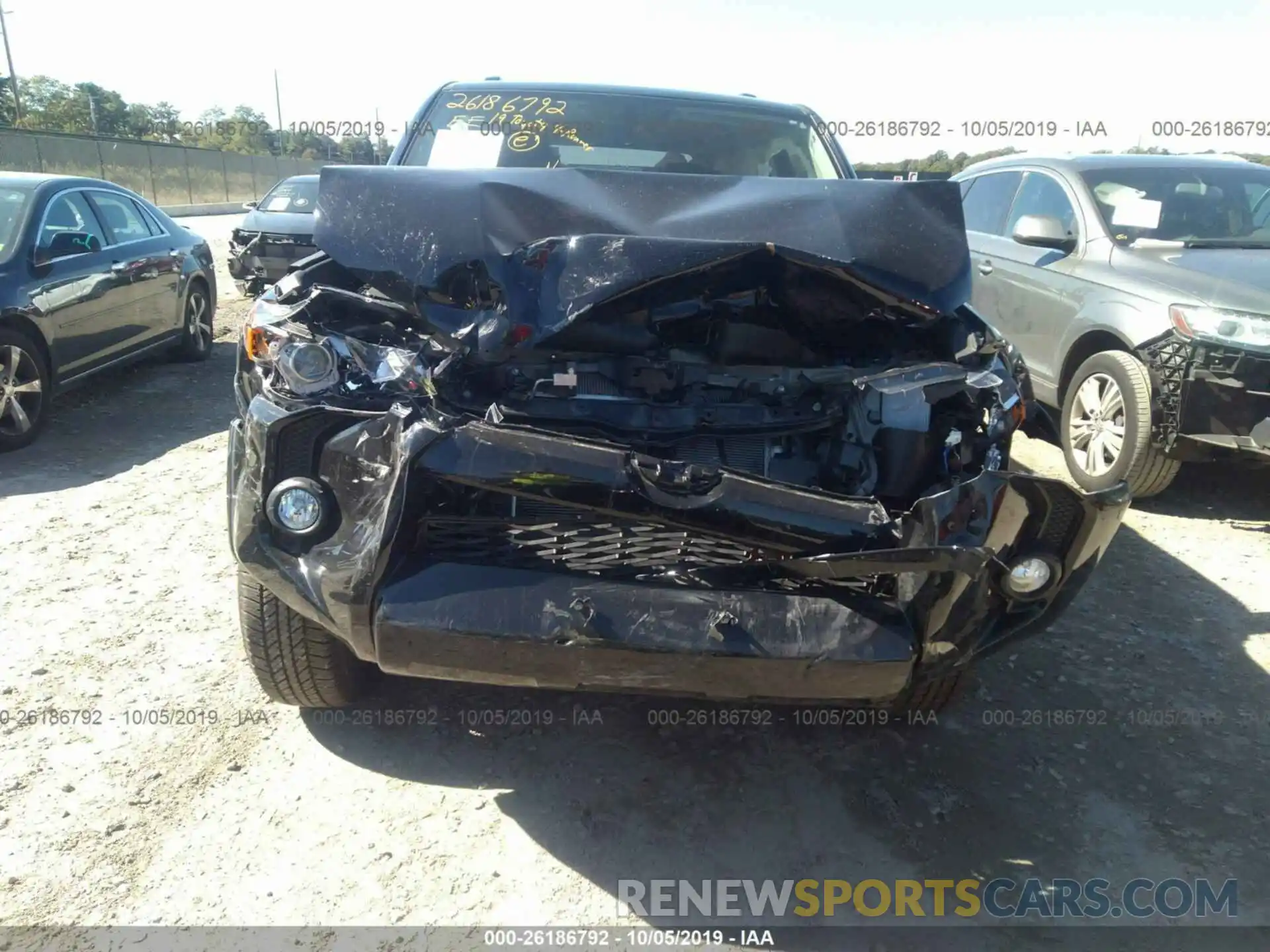 6 Photograph of a damaged car JTEBU5JR3K5677178 TOYOTA 4RUNNER 2019