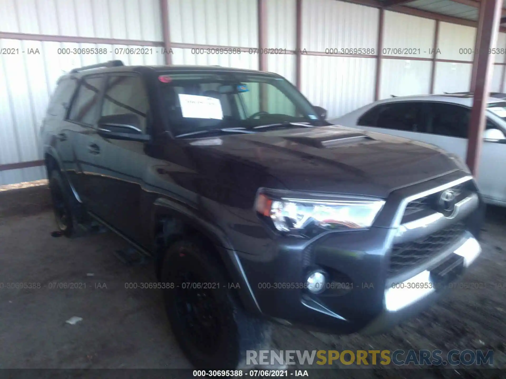 6 Фотография поврежденного автомобиля JTEBU5JR3K5677875 TOYOTA 4RUNNER 2019