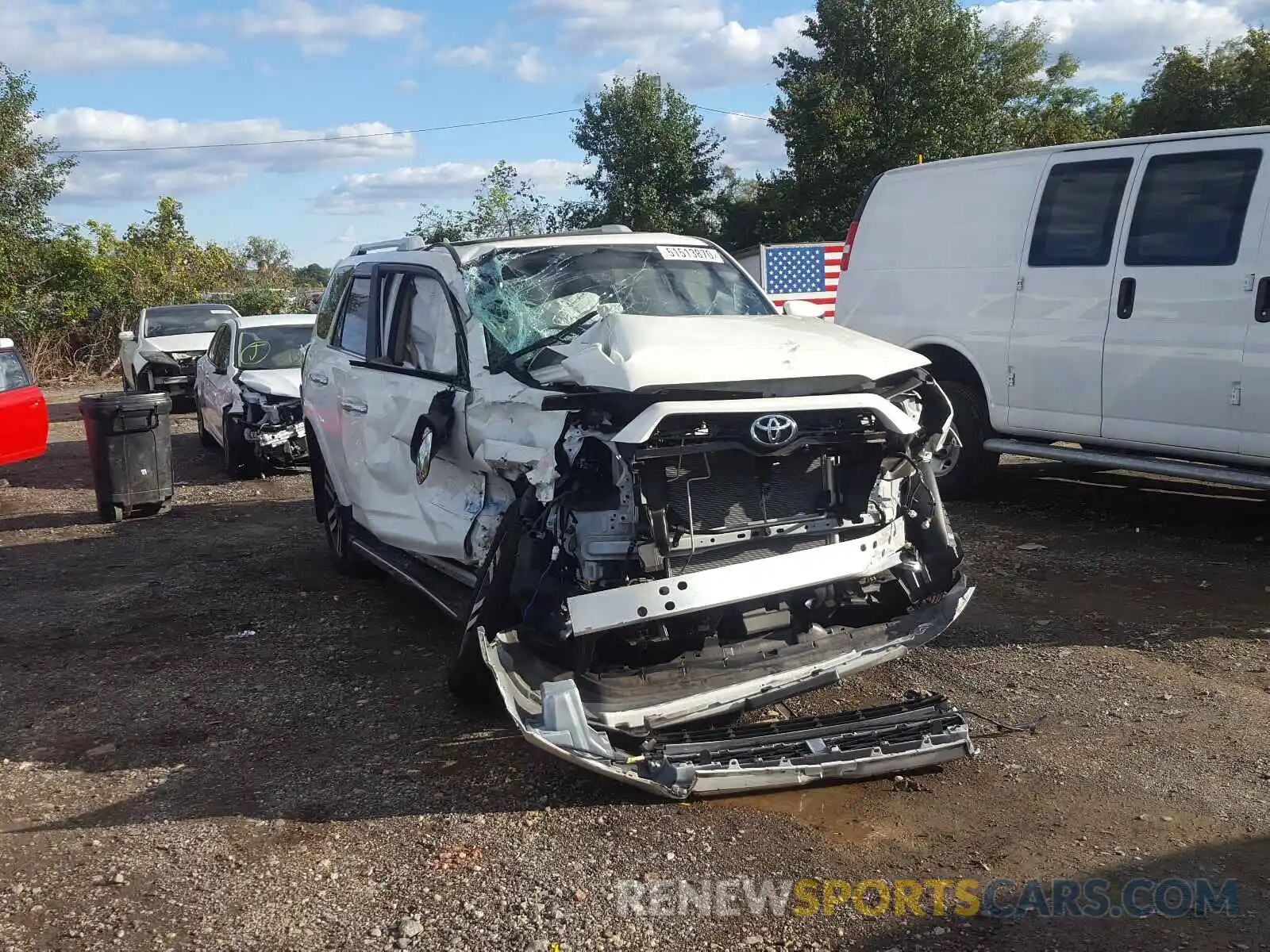 9 Photograph of a damaged car JTEBU5JR3K5679805 TOYOTA 4RUNNER 2019