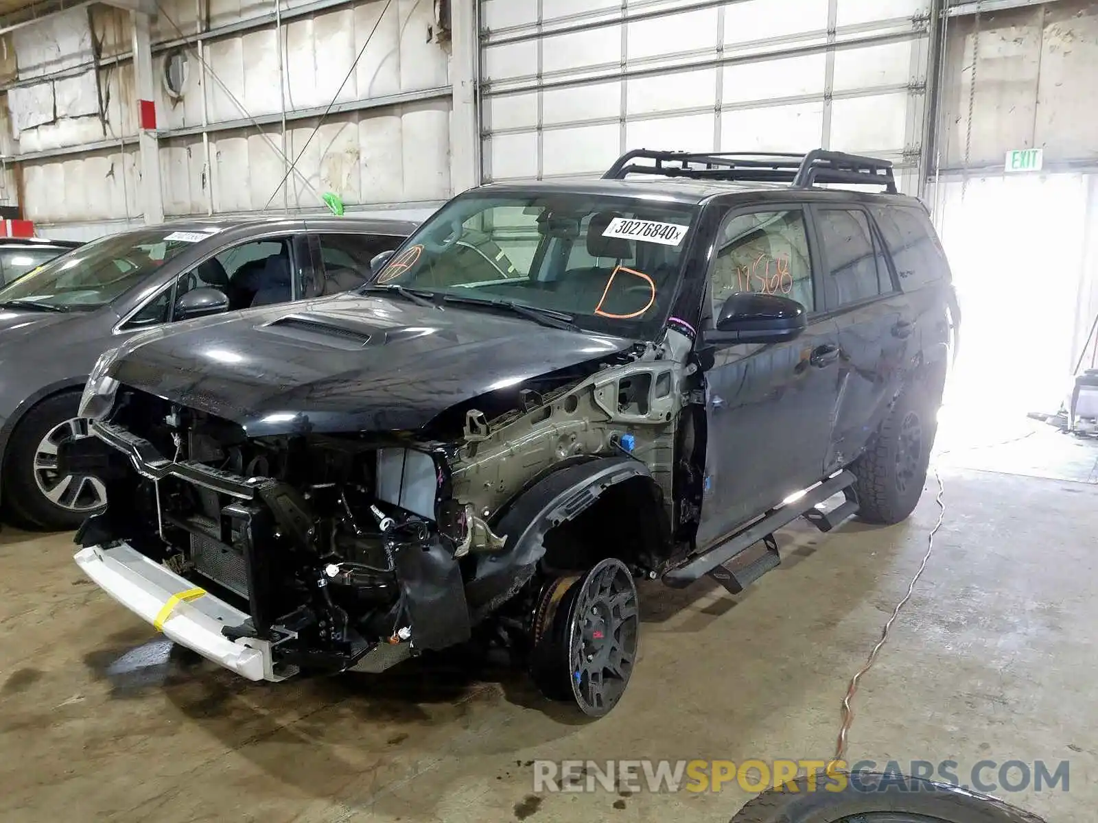 2 Photograph of a damaged car JTEBU5JR3K5680050 TOYOTA 4RUNNER 2019