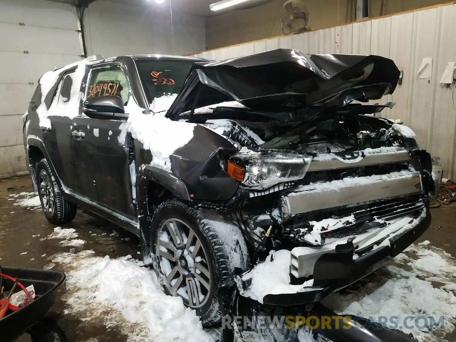 1 Photograph of a damaged car JTEBU5JR3K5688407 TOYOTA 4RUNNER 2019