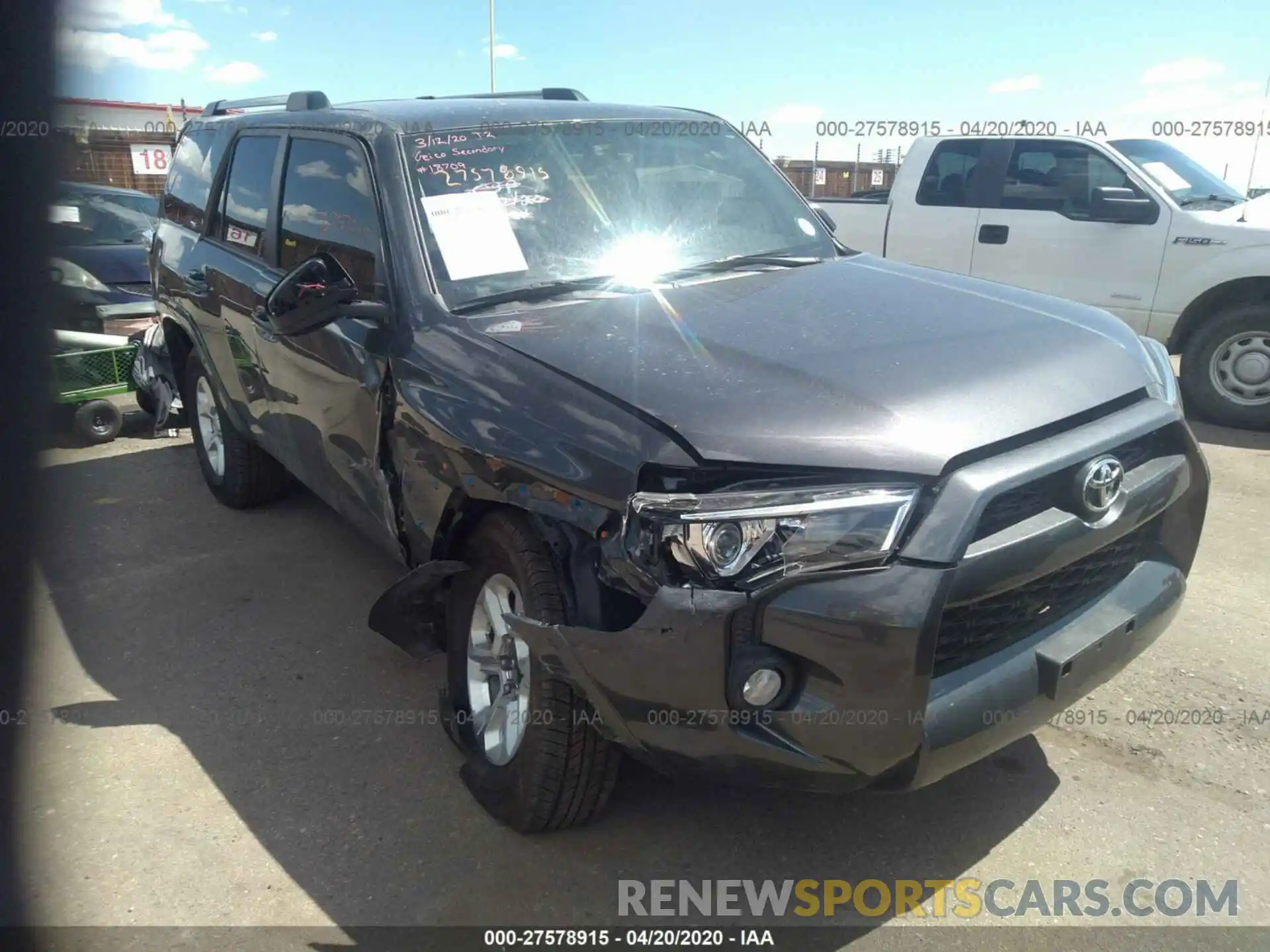 6 Photograph of a damaged car JTEBU5JR3K5690237 TOYOTA 4RUNNER 2019