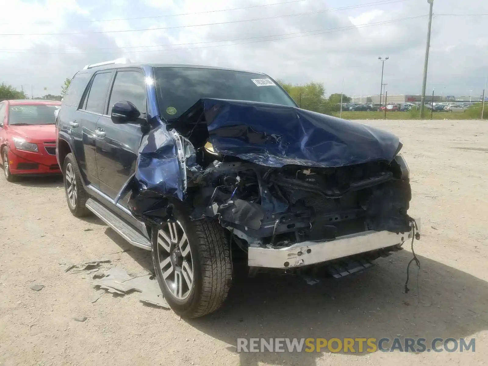 1 Photograph of a damaged car JTEBU5JR3K5693056 TOYOTA 4RUNNER 2019