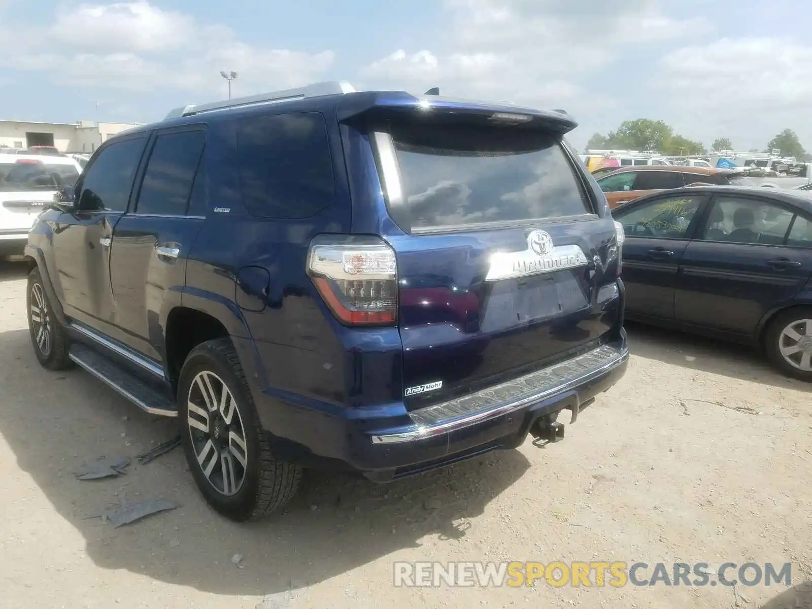 3 Фотография поврежденного автомобиля JTEBU5JR3K5693056 TOYOTA 4RUNNER 2019