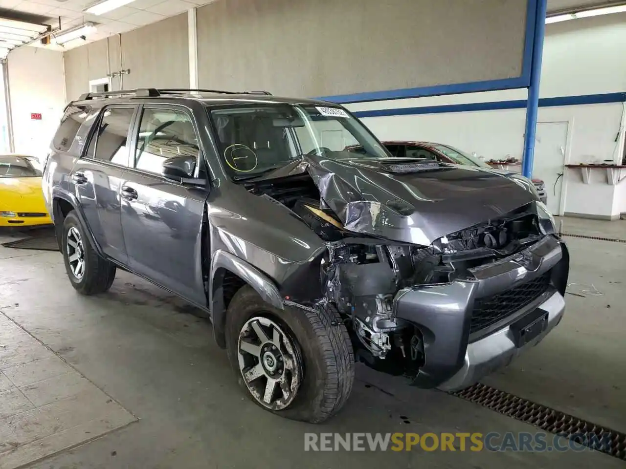 1 Photograph of a damaged car JTEBU5JR3K5694403 TOYOTA 4RUNNER 2019