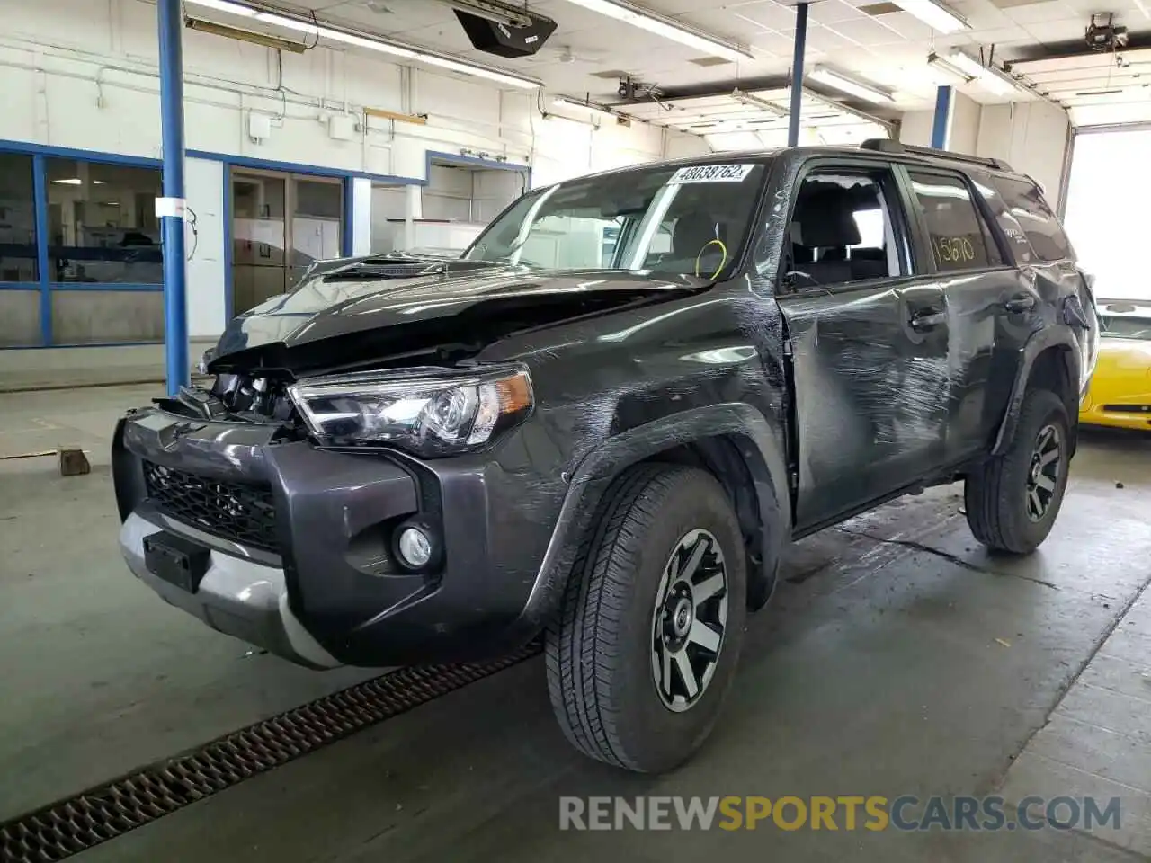 2 Photograph of a damaged car JTEBU5JR3K5694403 TOYOTA 4RUNNER 2019