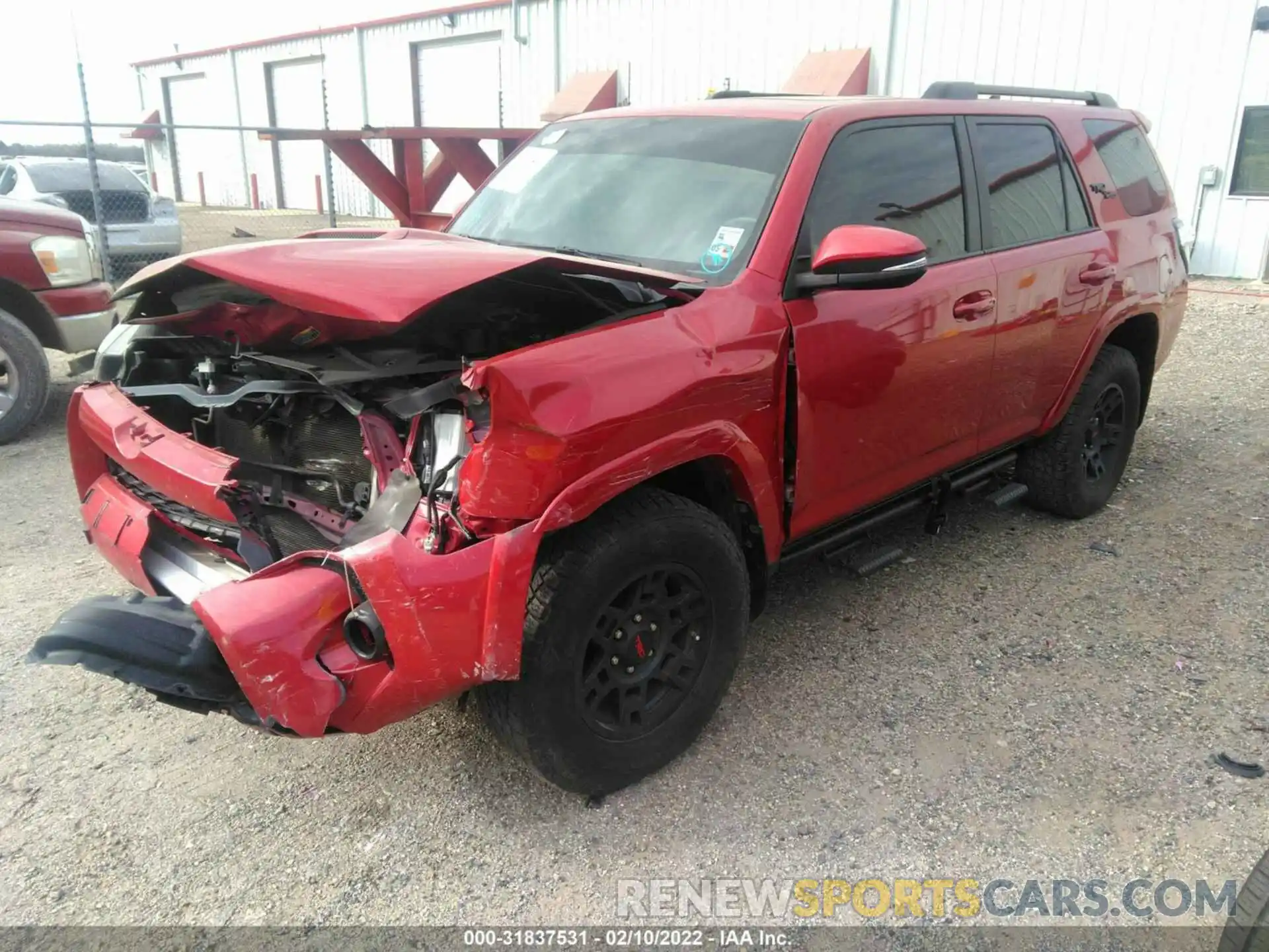 2 Photograph of a damaged car JTEBU5JR3K5695521 TOYOTA 4RUNNER 2019