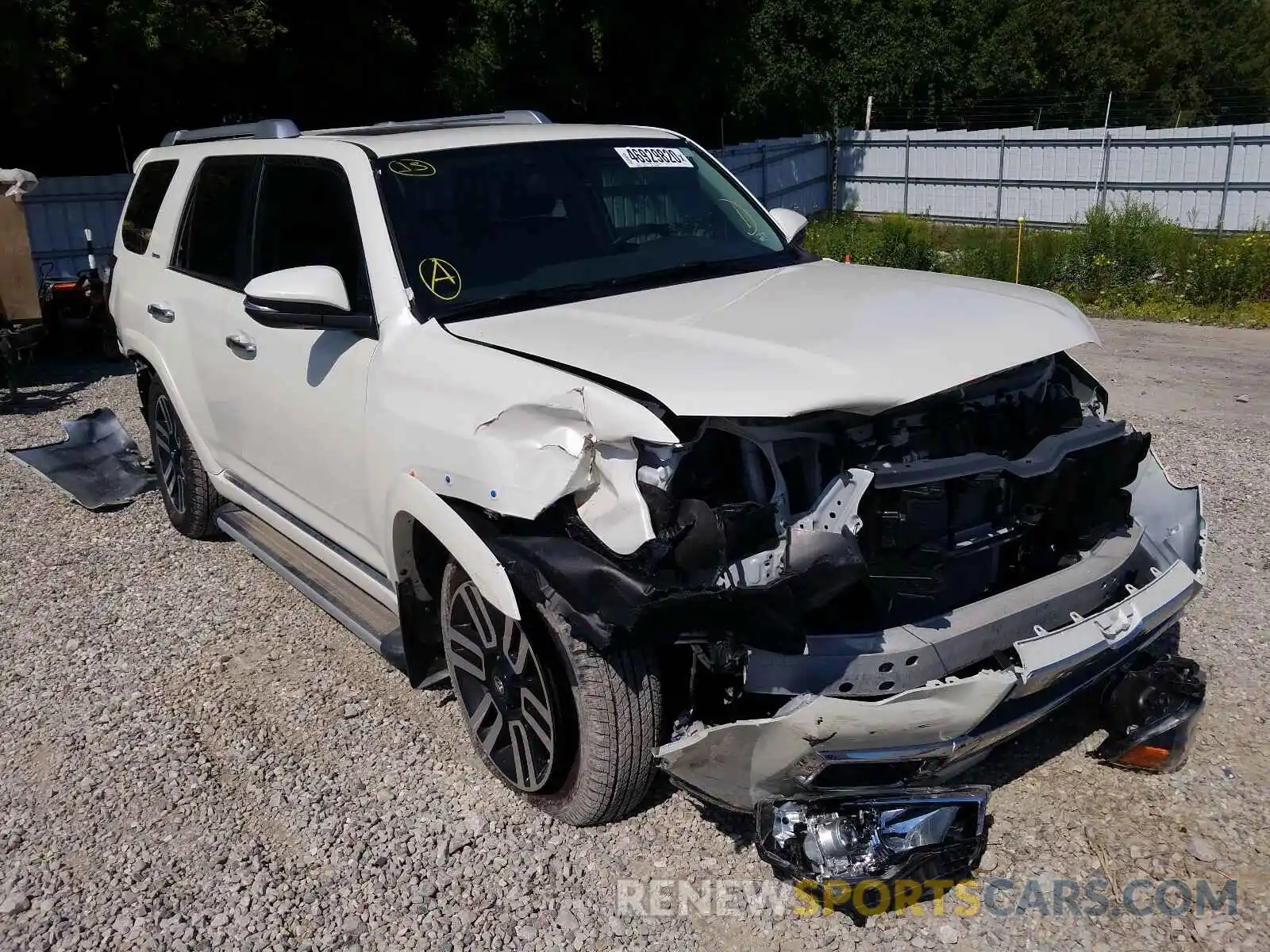 1 Photograph of a damaged car JTEBU5JR3K5697009 TOYOTA 4RUNNER 2019