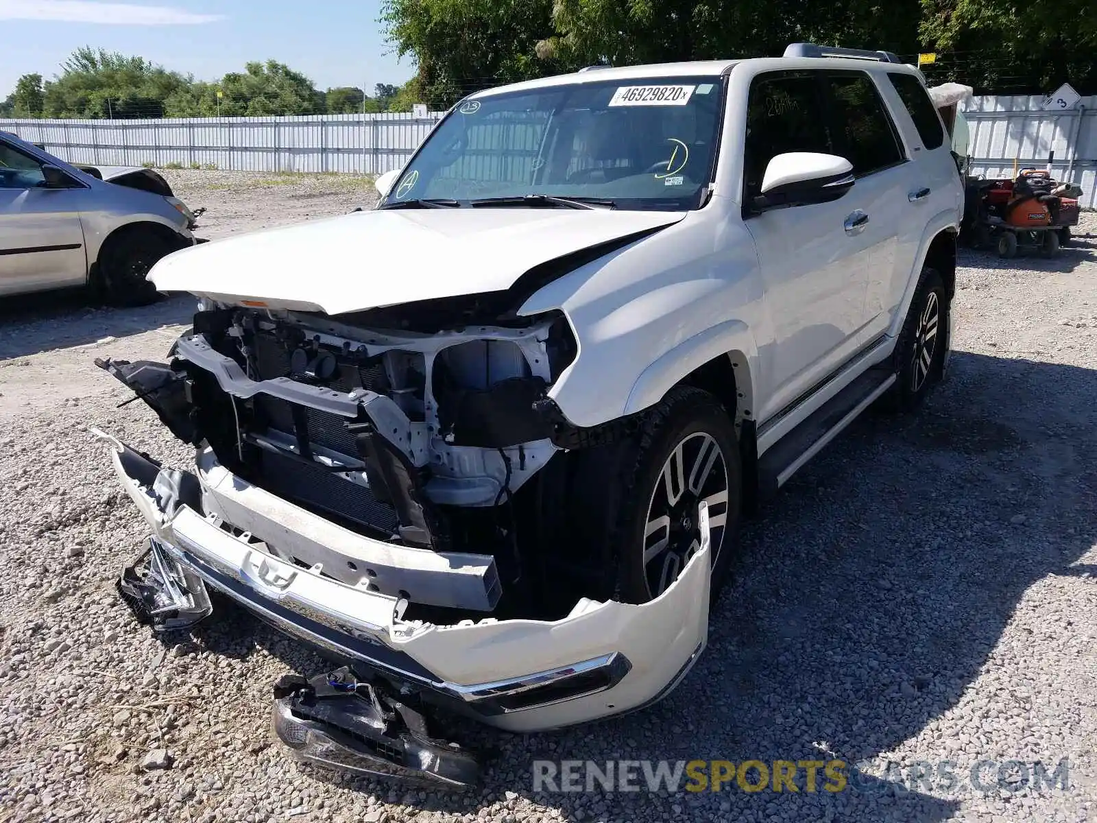 2 Photograph of a damaged car JTEBU5JR3K5697009 TOYOTA 4RUNNER 2019