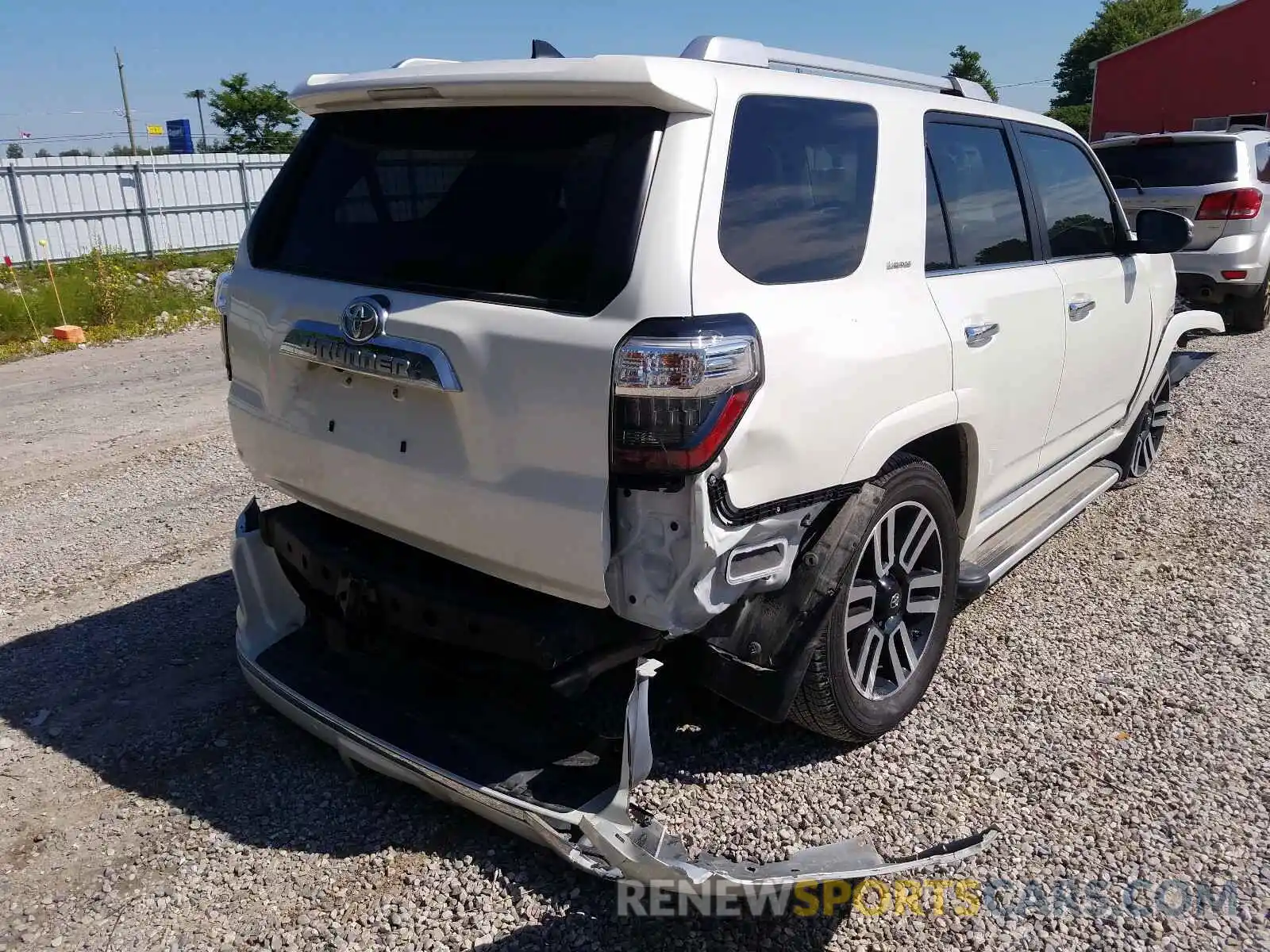 4 Фотография поврежденного автомобиля JTEBU5JR3K5697009 TOYOTA 4RUNNER 2019