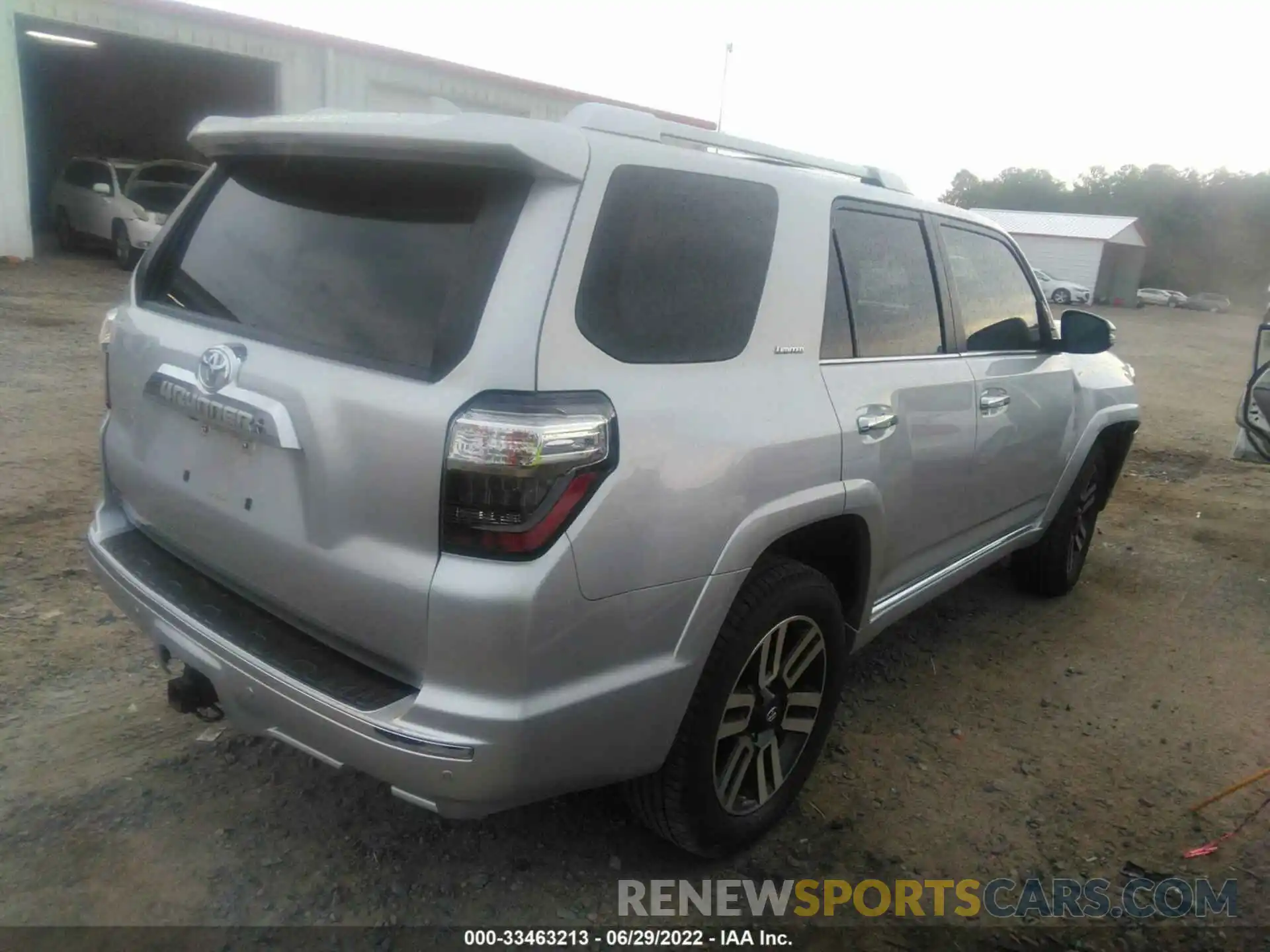 4 Фотография поврежденного автомобиля JTEBU5JR3K5697320 TOYOTA 4RUNNER 2019