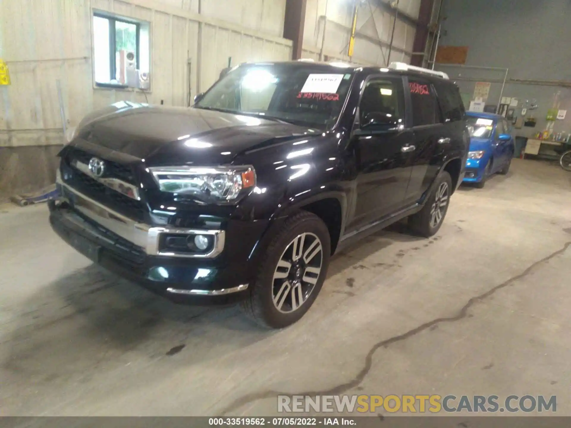 2 Photograph of a damaged car JTEBU5JR3K5698595 TOYOTA 4RUNNER 2019