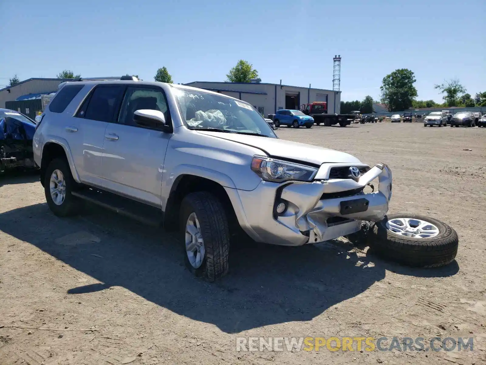 1 Photograph of a damaged car JTEBU5JR3K5700443 TOYOTA 4RUNNER 2019