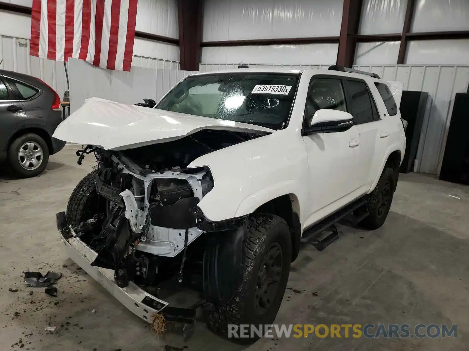 2 Photograph of a damaged car JTEBU5JR3K5700619 TOYOTA 4RUNNER 2019