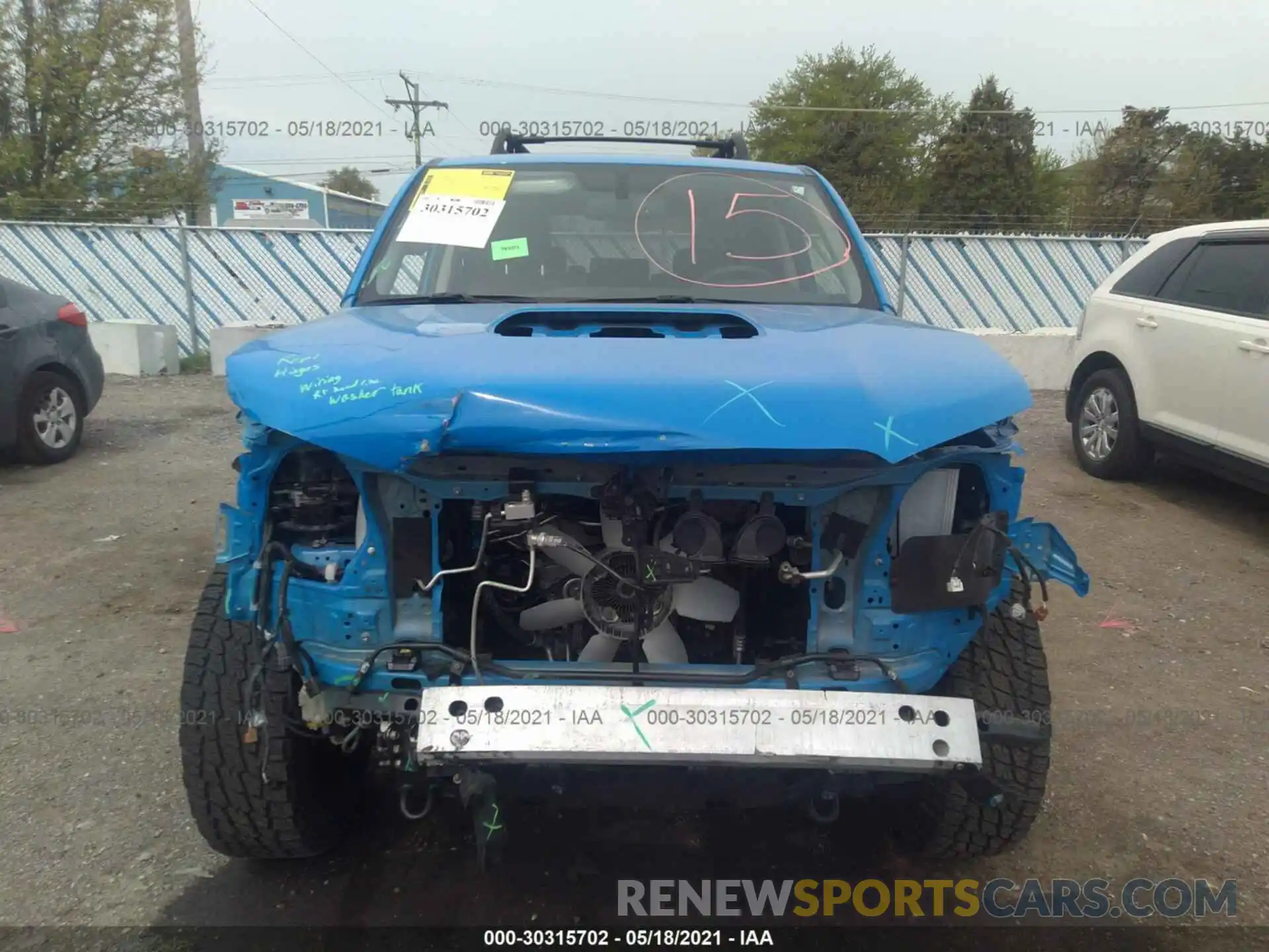 6 Фотография поврежденного автомобиля JTEBU5JR3K5700880 TOYOTA 4RUNNER 2019