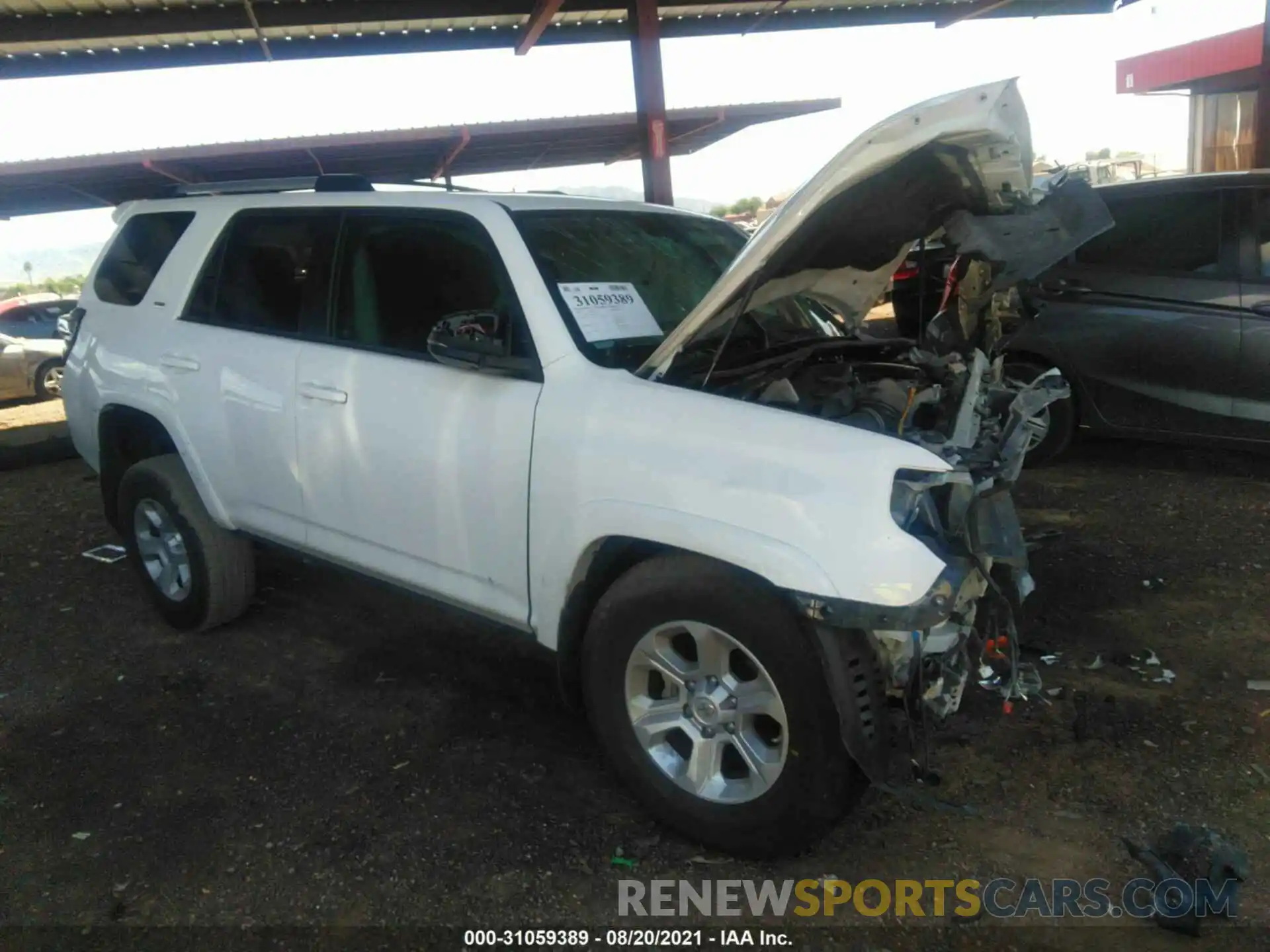 1 Photograph of a damaged car JTEBU5JR3K5701124 TOYOTA 4RUNNER 2019