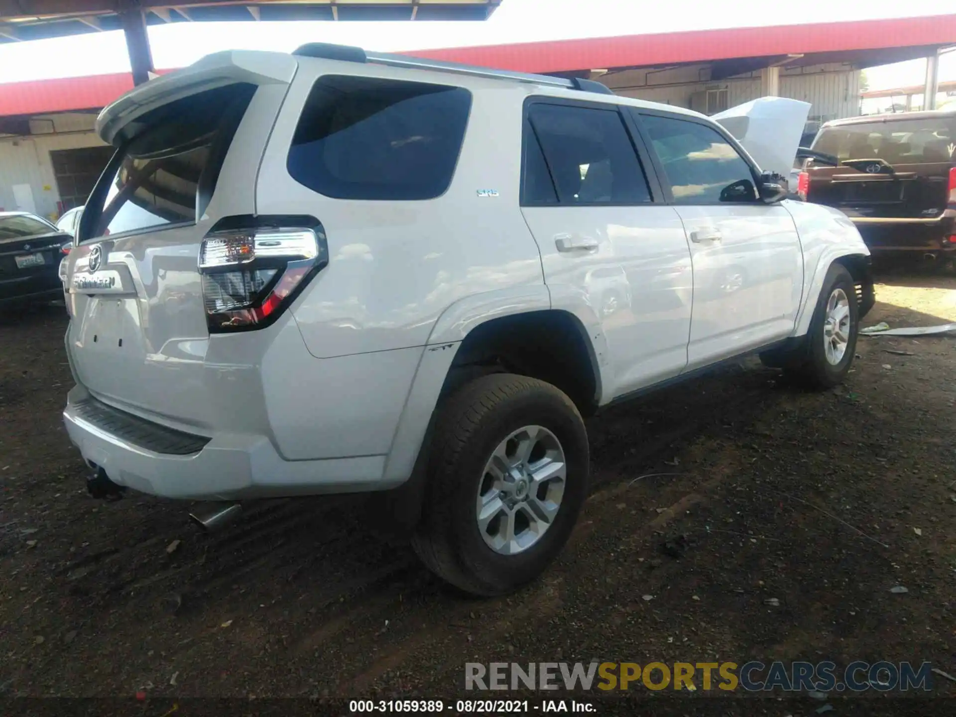 4 Фотография поврежденного автомобиля JTEBU5JR3K5701124 TOYOTA 4RUNNER 2019