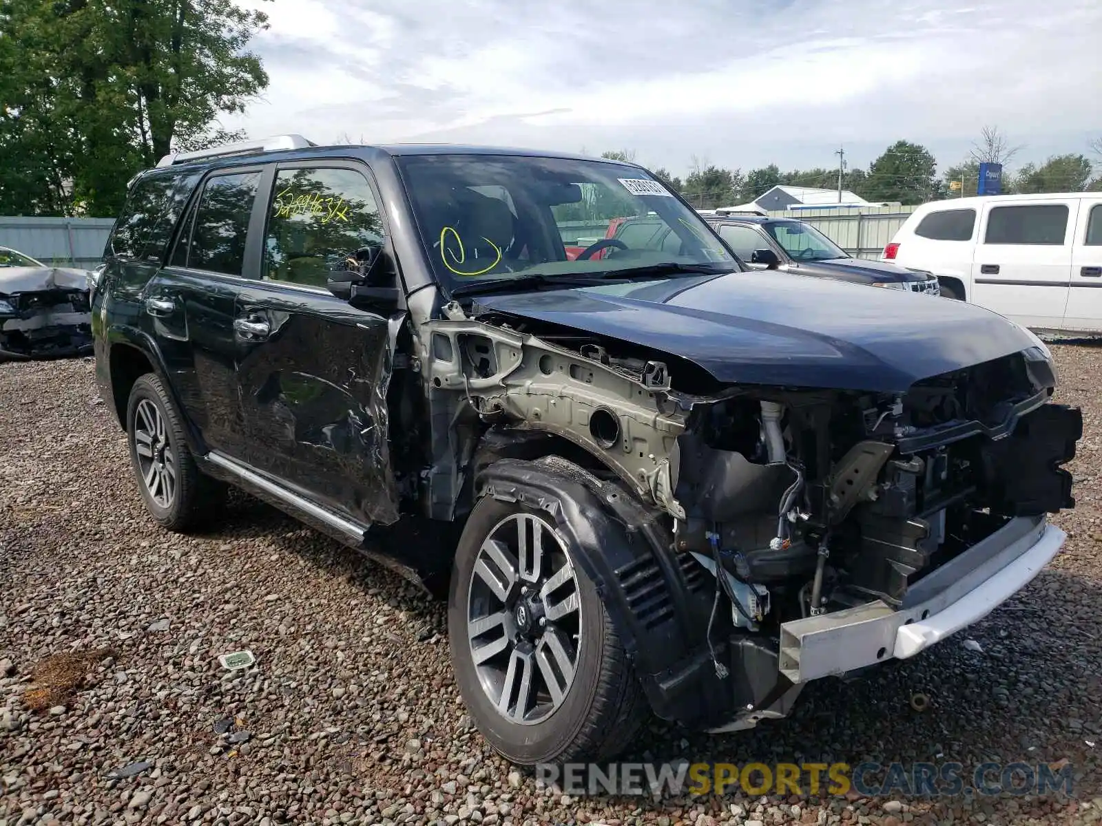 1 Photograph of a damaged car JTEBU5JR3K5715427 TOYOTA 4RUNNER 2019