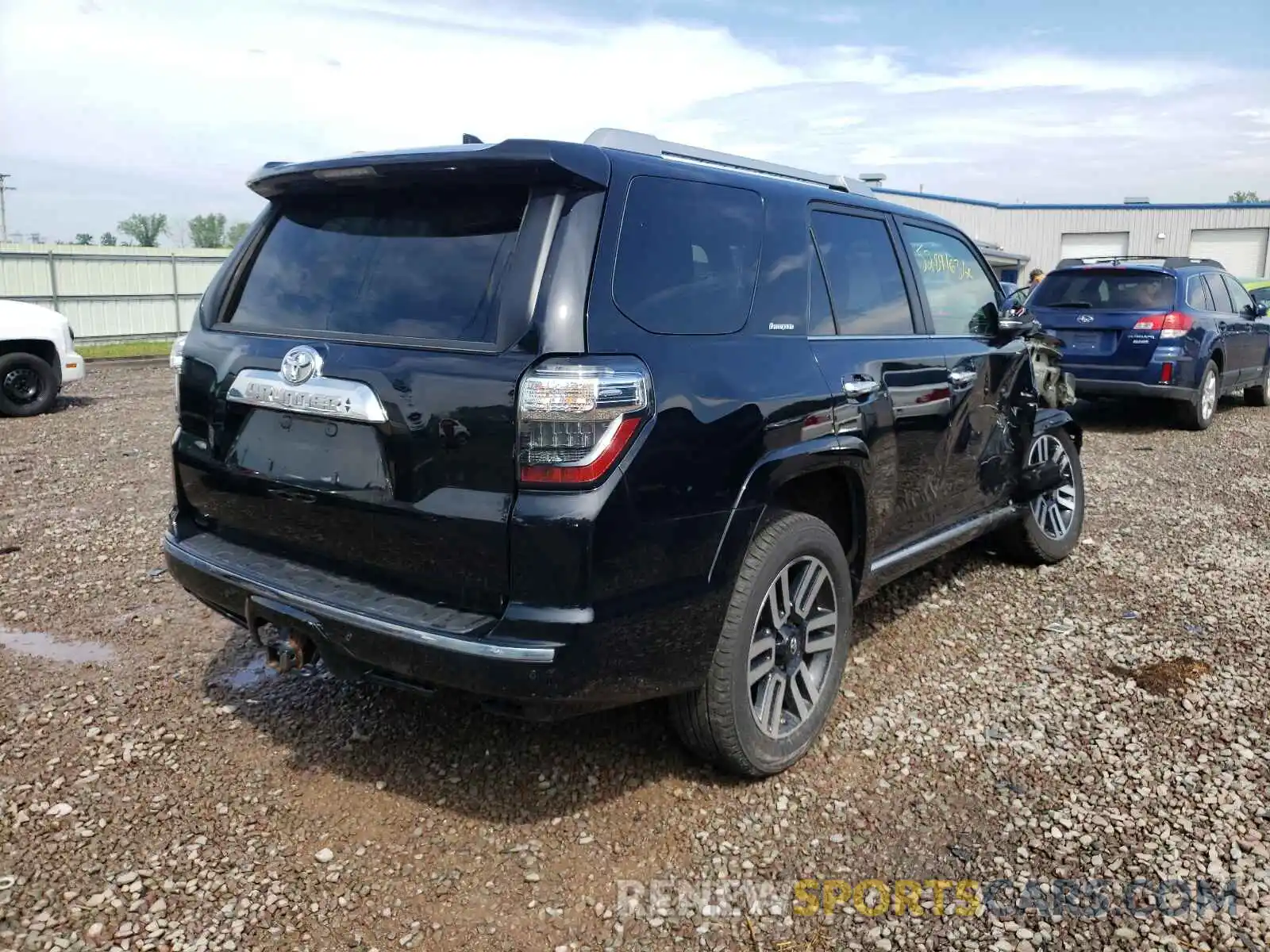 4 Фотография поврежденного автомобиля JTEBU5JR3K5715427 TOYOTA 4RUNNER 2019