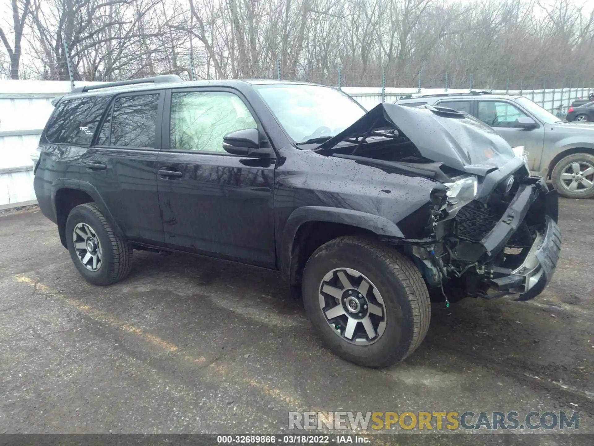 1 Photograph of a damaged car JTEBU5JR3K5719834 TOYOTA 4RUNNER 2019