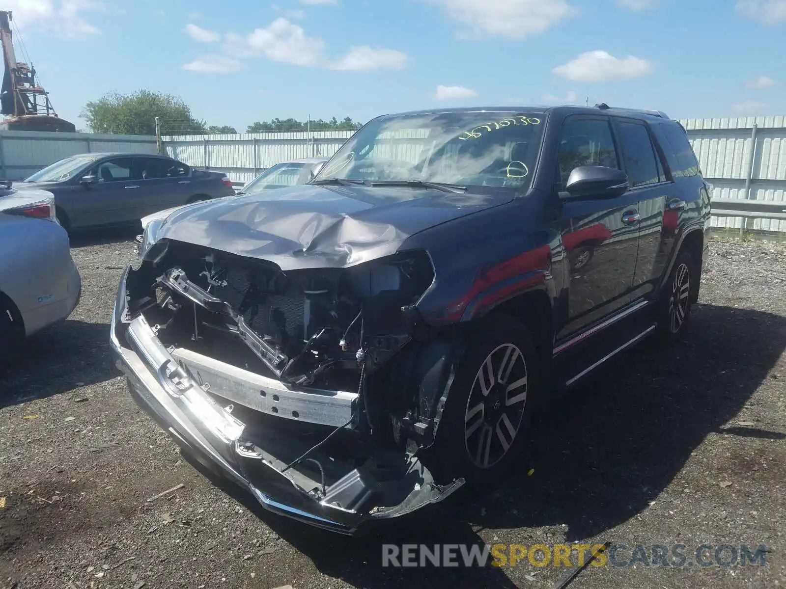 2 Photograph of a damaged car JTEBU5JR3K5720580 TOYOTA 4RUNNER 2019