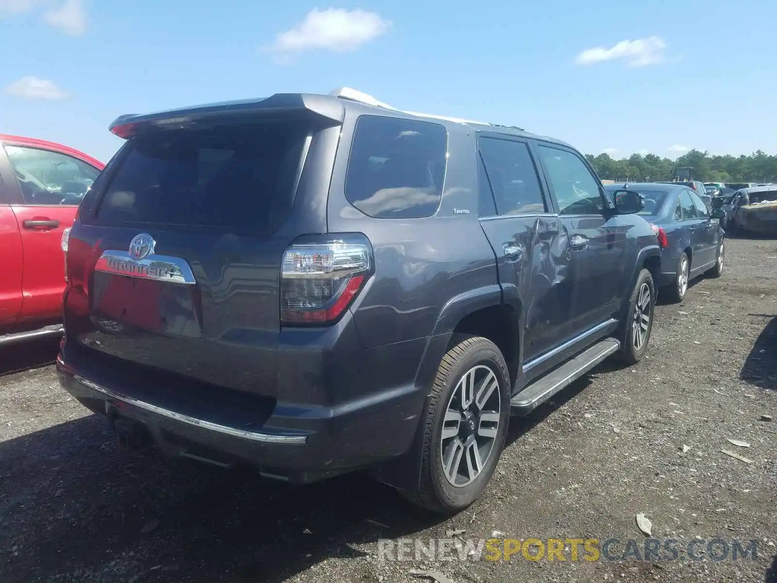 4 Photograph of a damaged car JTEBU5JR3K5720580 TOYOTA 4RUNNER 2019