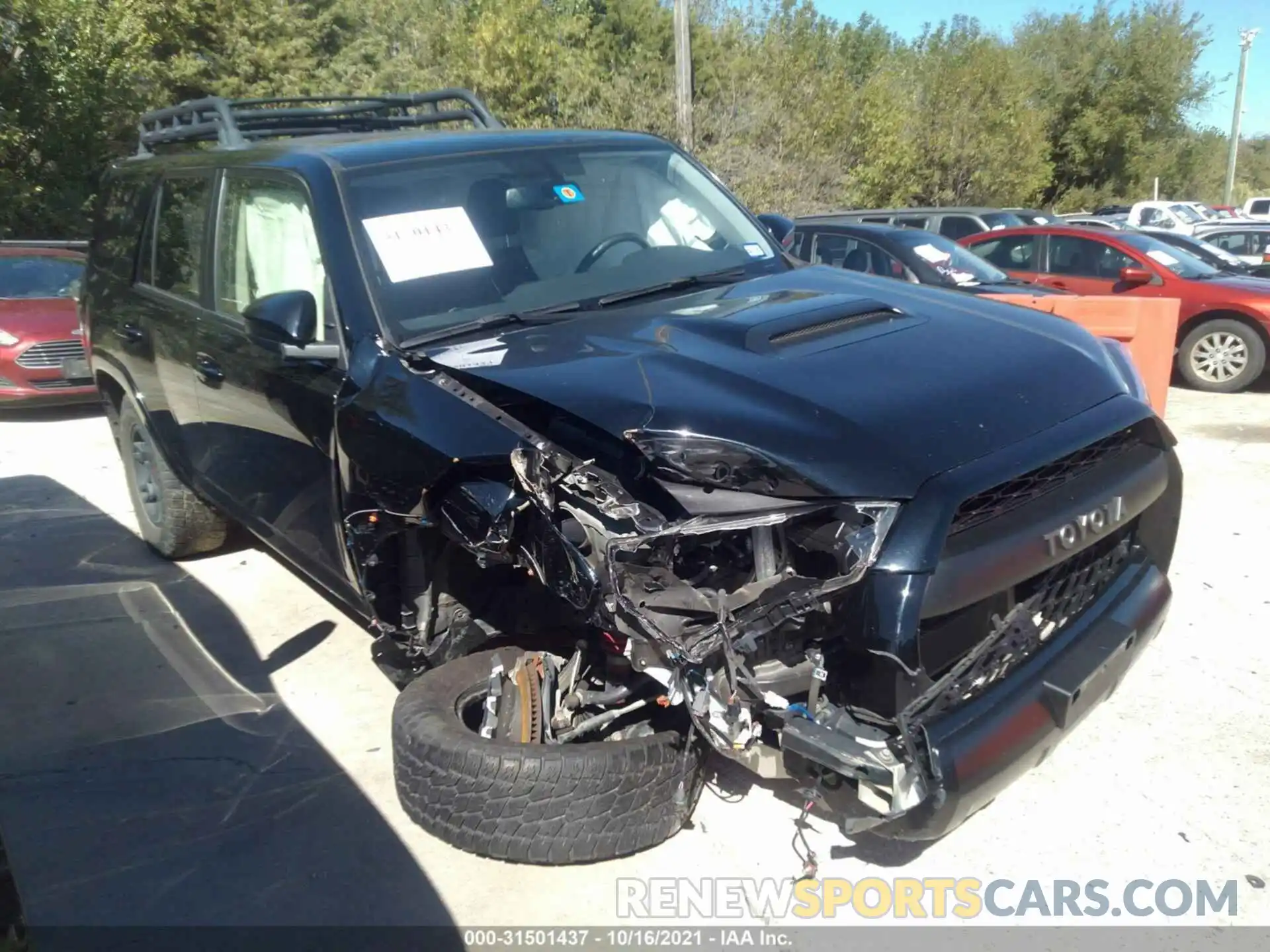 1 Photograph of a damaged car JTEBU5JR3K5722409 TOYOTA 4RUNNER 2019