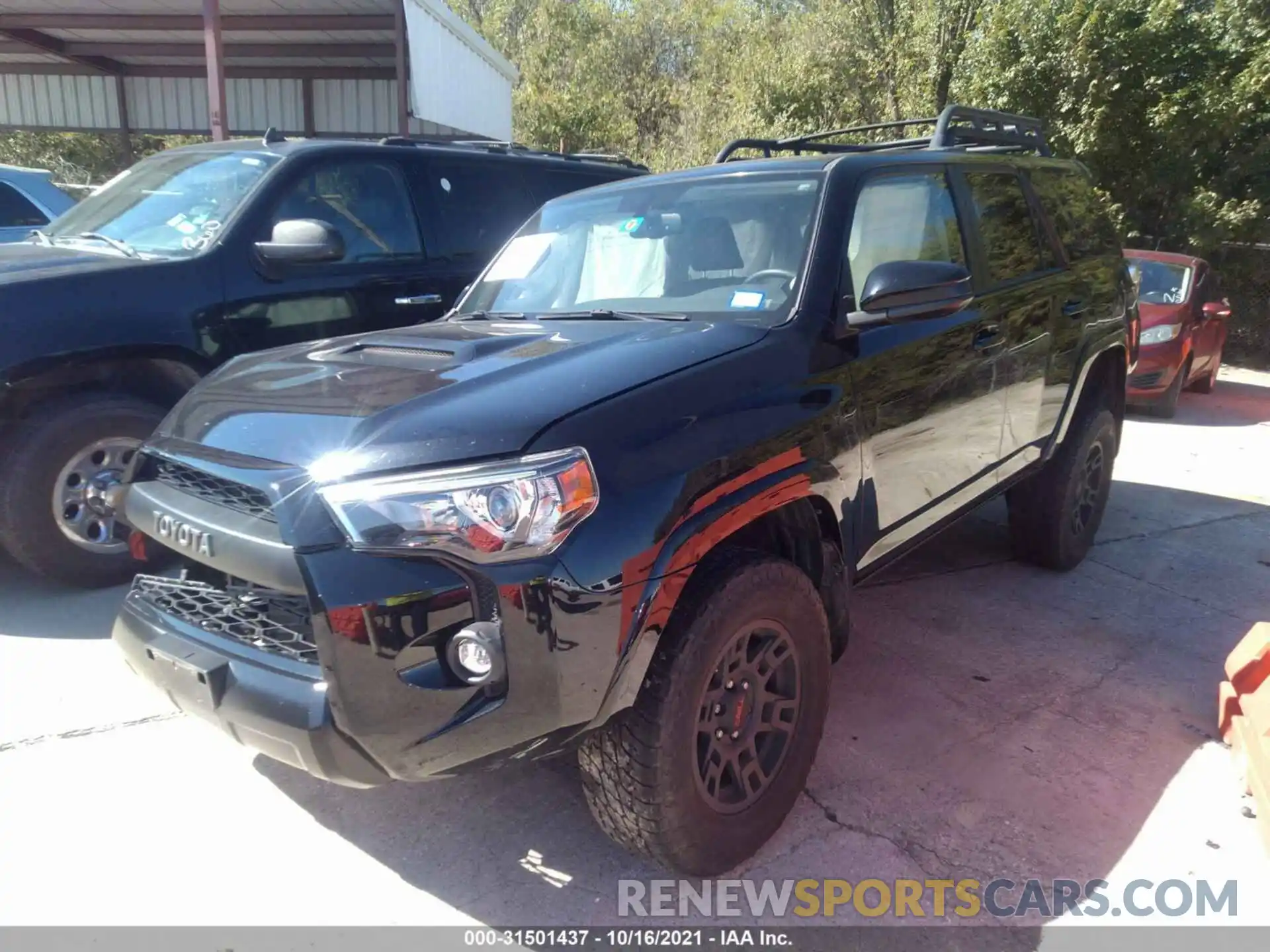 2 Photograph of a damaged car JTEBU5JR3K5722409 TOYOTA 4RUNNER 2019