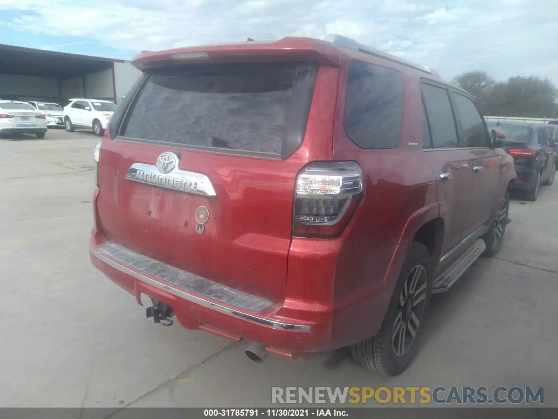 4 Фотография поврежденного автомобиля JTEBU5JR3K5724368 TOYOTA 4RUNNER 2019