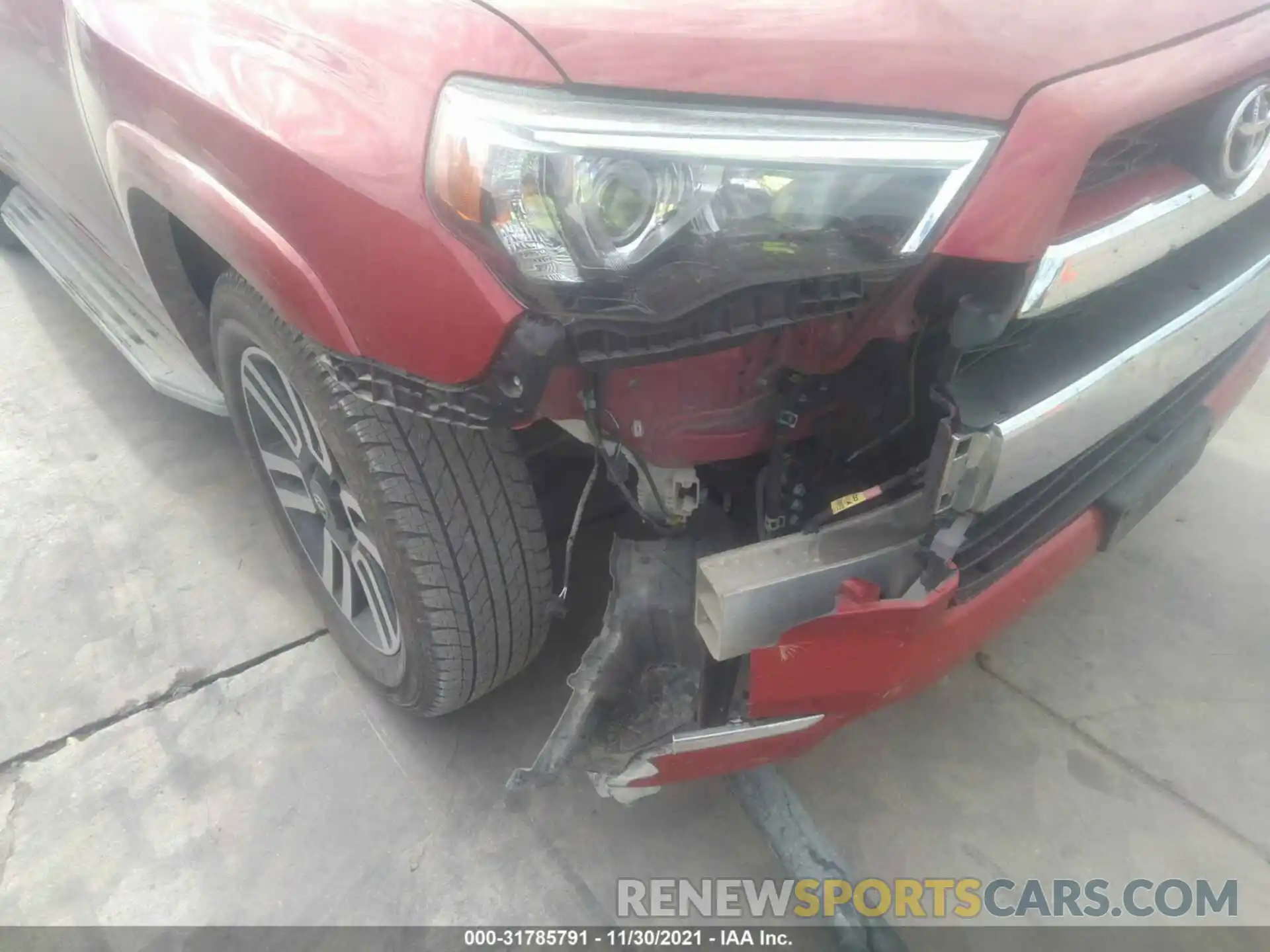 6 Photograph of a damaged car JTEBU5JR3K5724368 TOYOTA 4RUNNER 2019