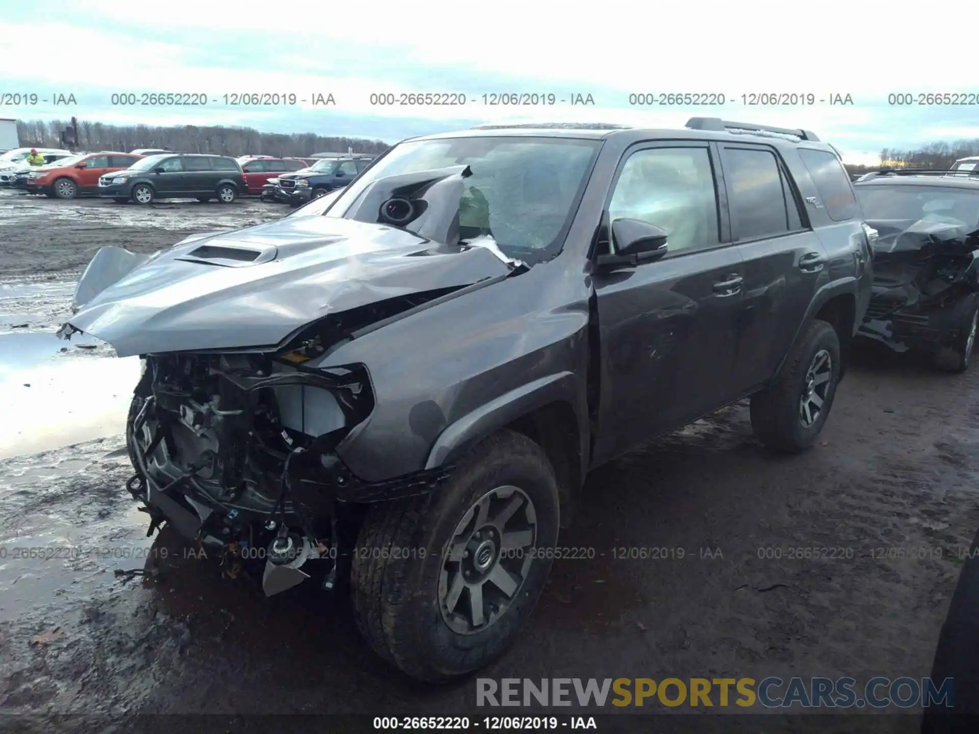 2 Photograph of a damaged car JTEBU5JR3K5725990 TOYOTA 4RUNNER 2019