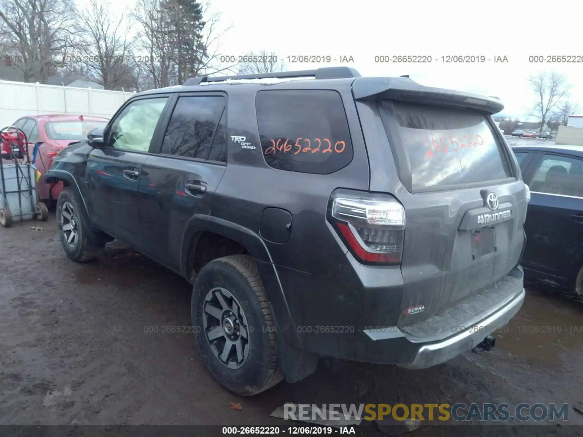 3 Photograph of a damaged car JTEBU5JR3K5725990 TOYOTA 4RUNNER 2019