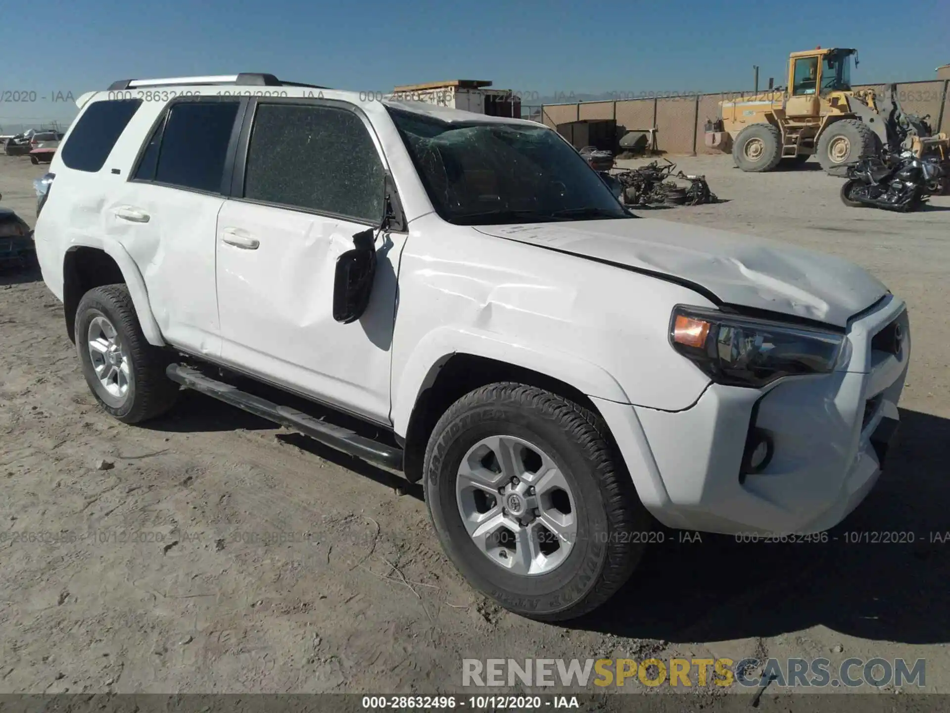 1 Photograph of a damaged car JTEBU5JR3K5728498 TOYOTA 4RUNNER 2019