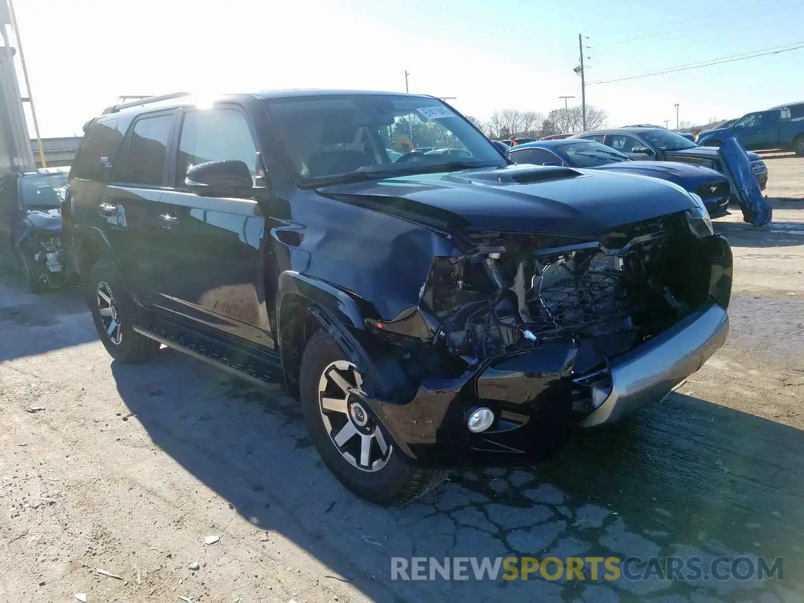 1 Photograph of a damaged car JTEBU5JR3K5728713 TOYOTA 4RUNNER 2019