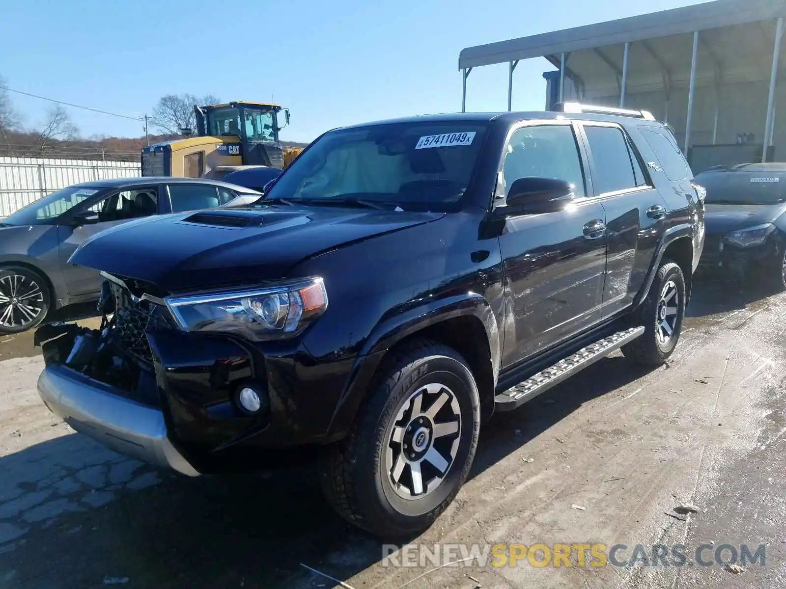 2 Photograph of a damaged car JTEBU5JR3K5728713 TOYOTA 4RUNNER 2019