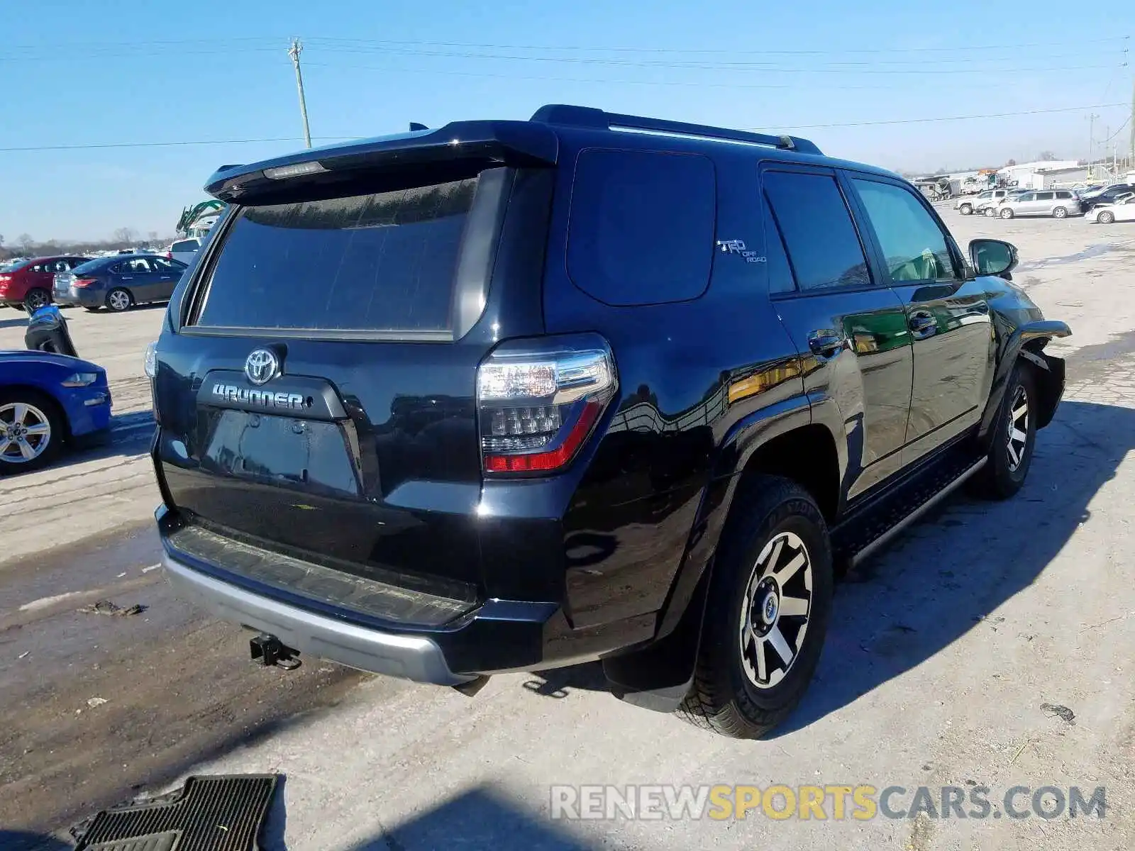 4 Photograph of a damaged car JTEBU5JR3K5728713 TOYOTA 4RUNNER 2019