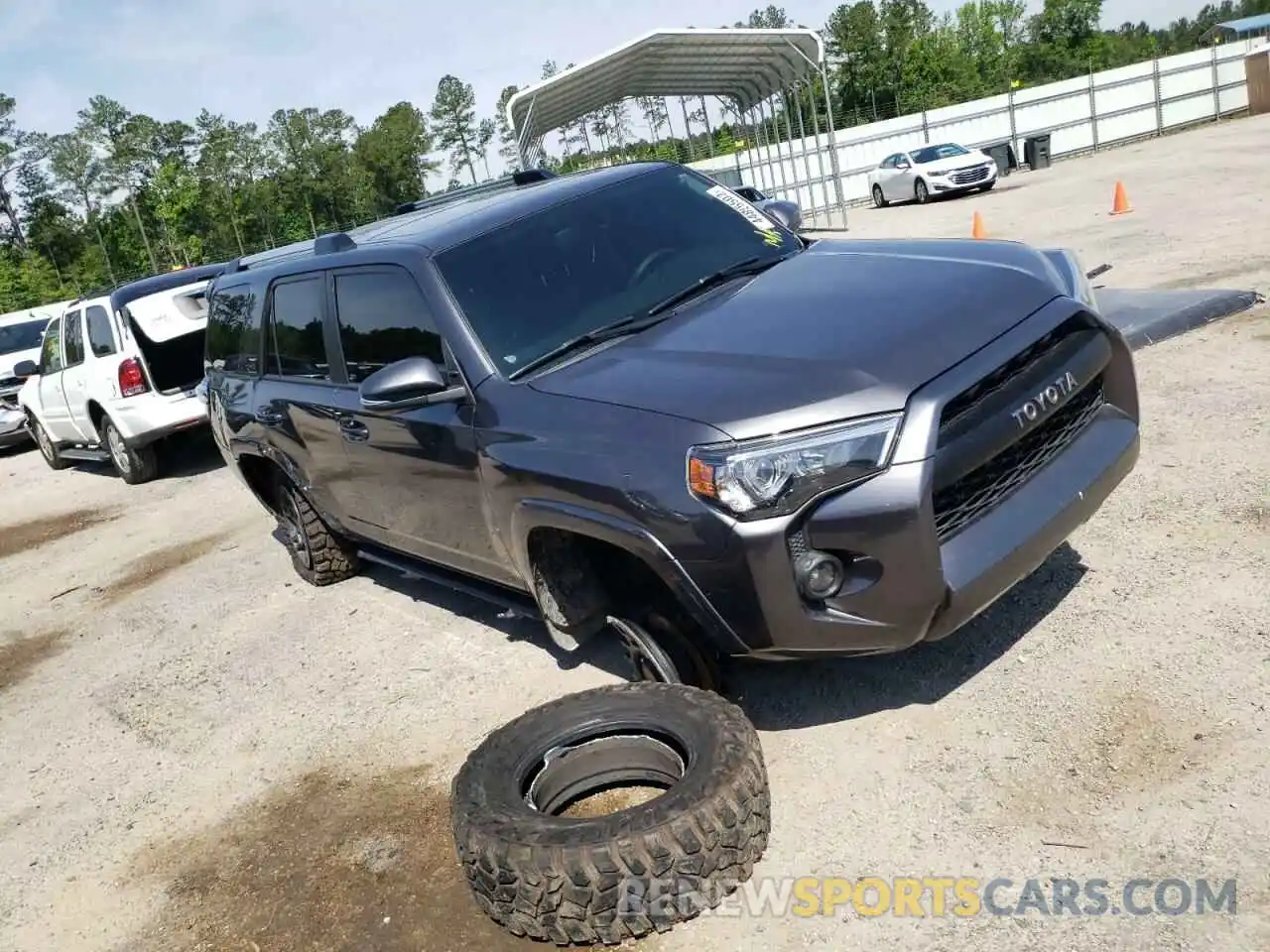 1 Photograph of a damaged car JTEBU5JR3K5729473 TOYOTA 4RUNNER 2019