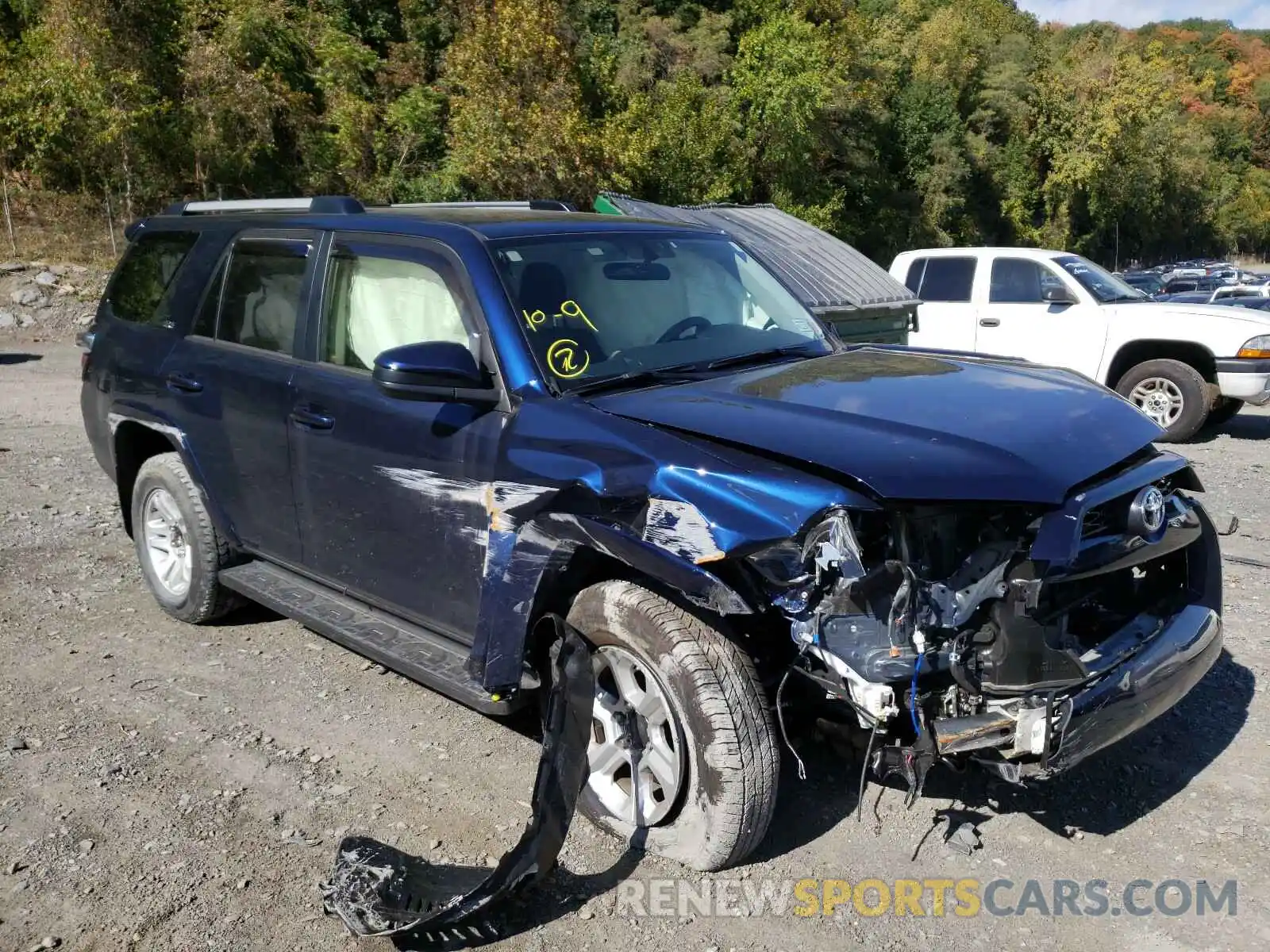 1 Photograph of a damaged car JTEBU5JR3K5732146 TOYOTA 4RUNNER 2019