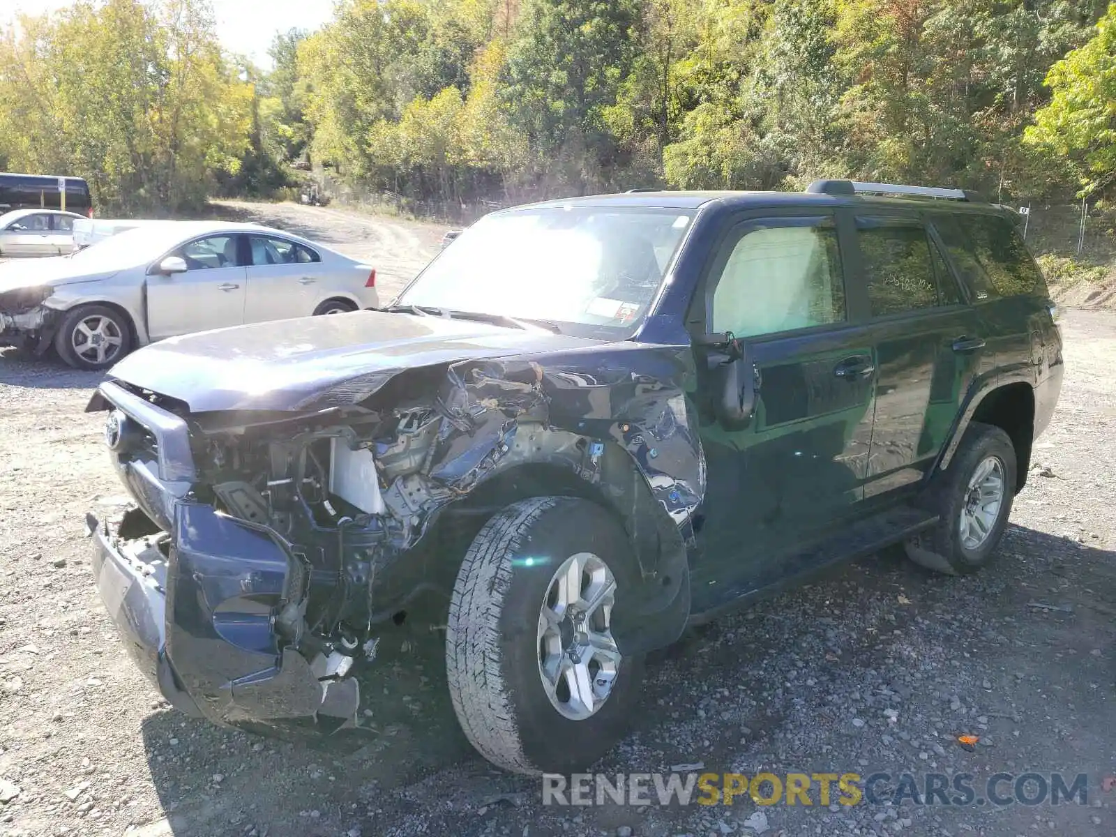 2 Photograph of a damaged car JTEBU5JR3K5732146 TOYOTA 4RUNNER 2019