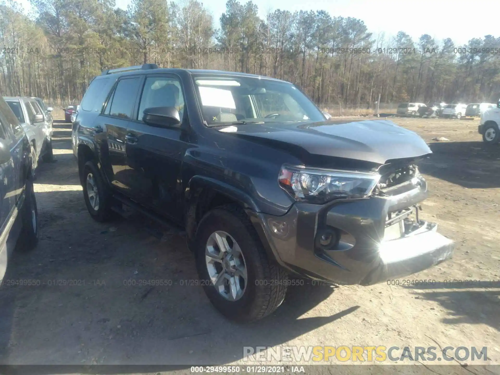 1 Photograph of a damaged car JTEBU5JR3K5732695 TOYOTA 4RUNNER 2019